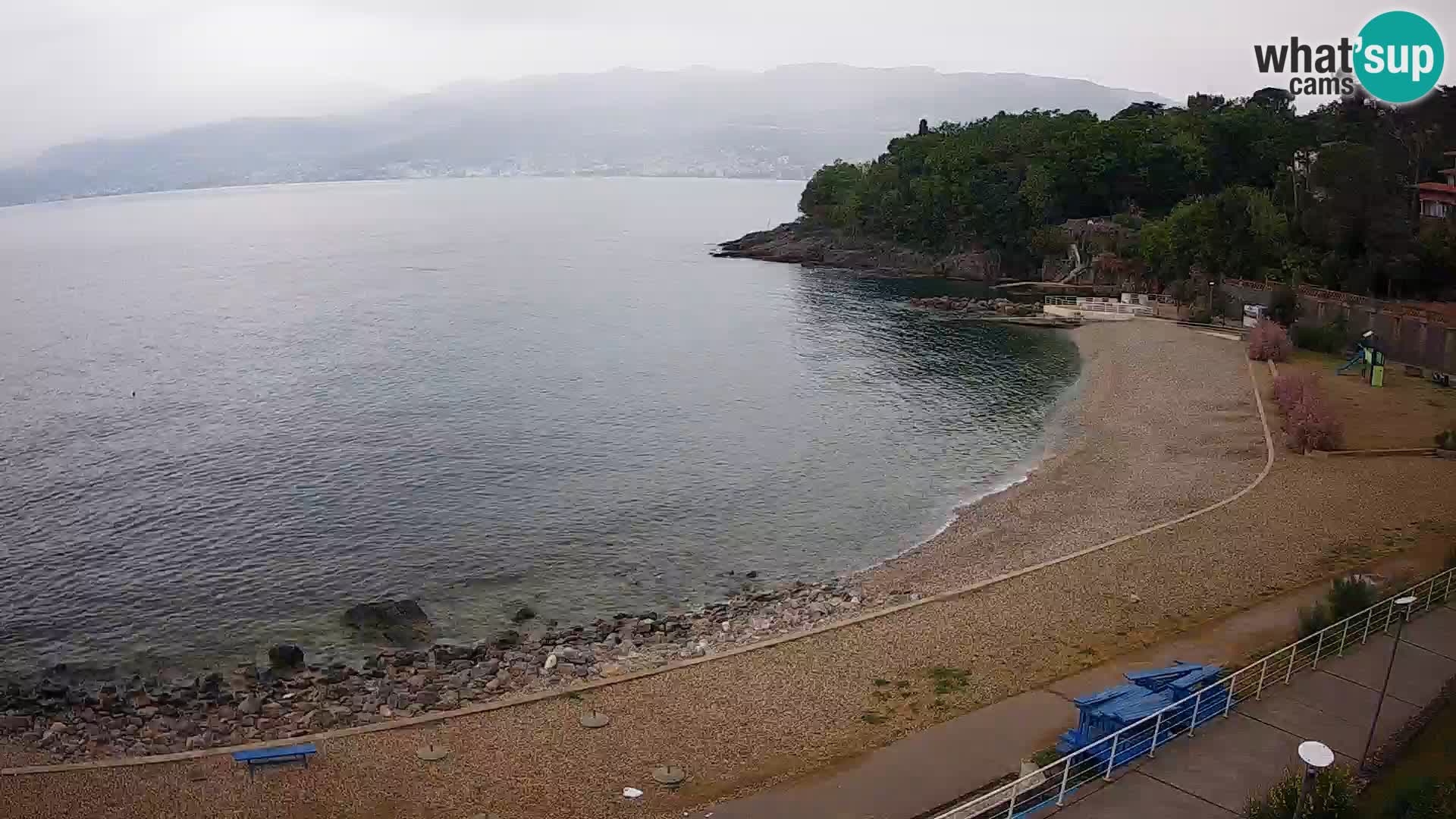Rijeka web kamera plaža pri Bazenih Kantrida