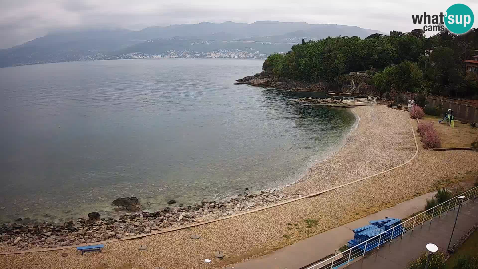 Reka Spletna kamera  plaža pri Bazenih Kantrida