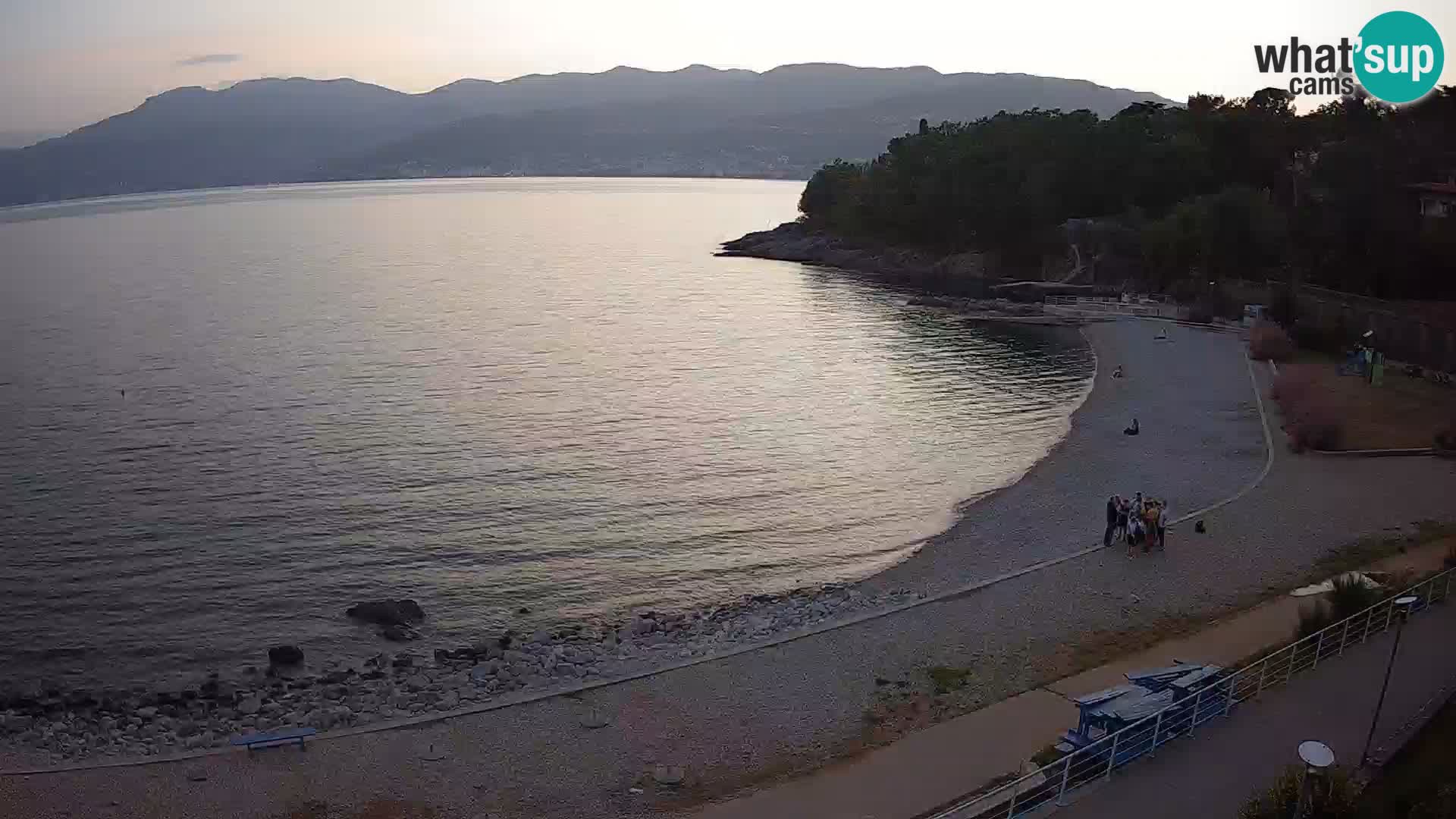Rijeka web kamera plaža pri Bazenih Kantrida