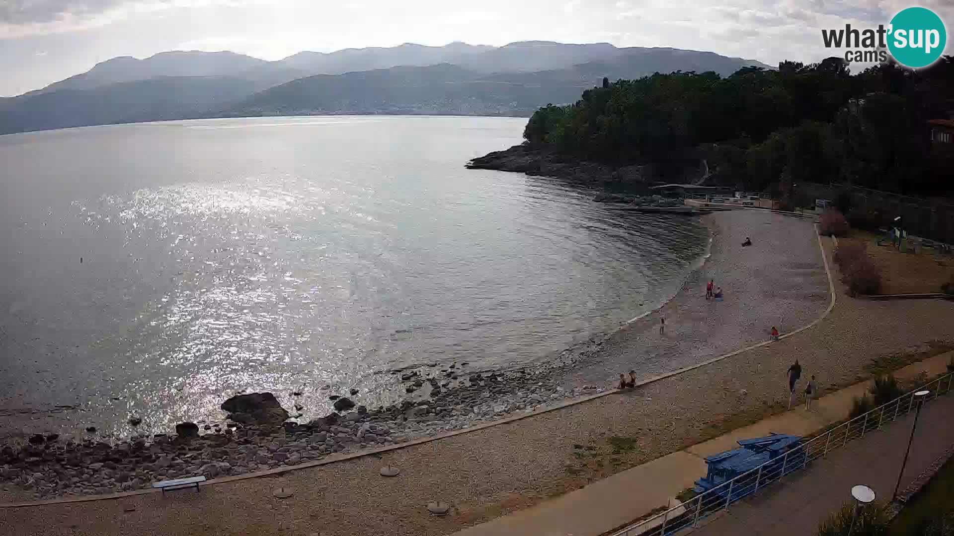 Rijeka web kamera plaža pri Bazenih Kantrida