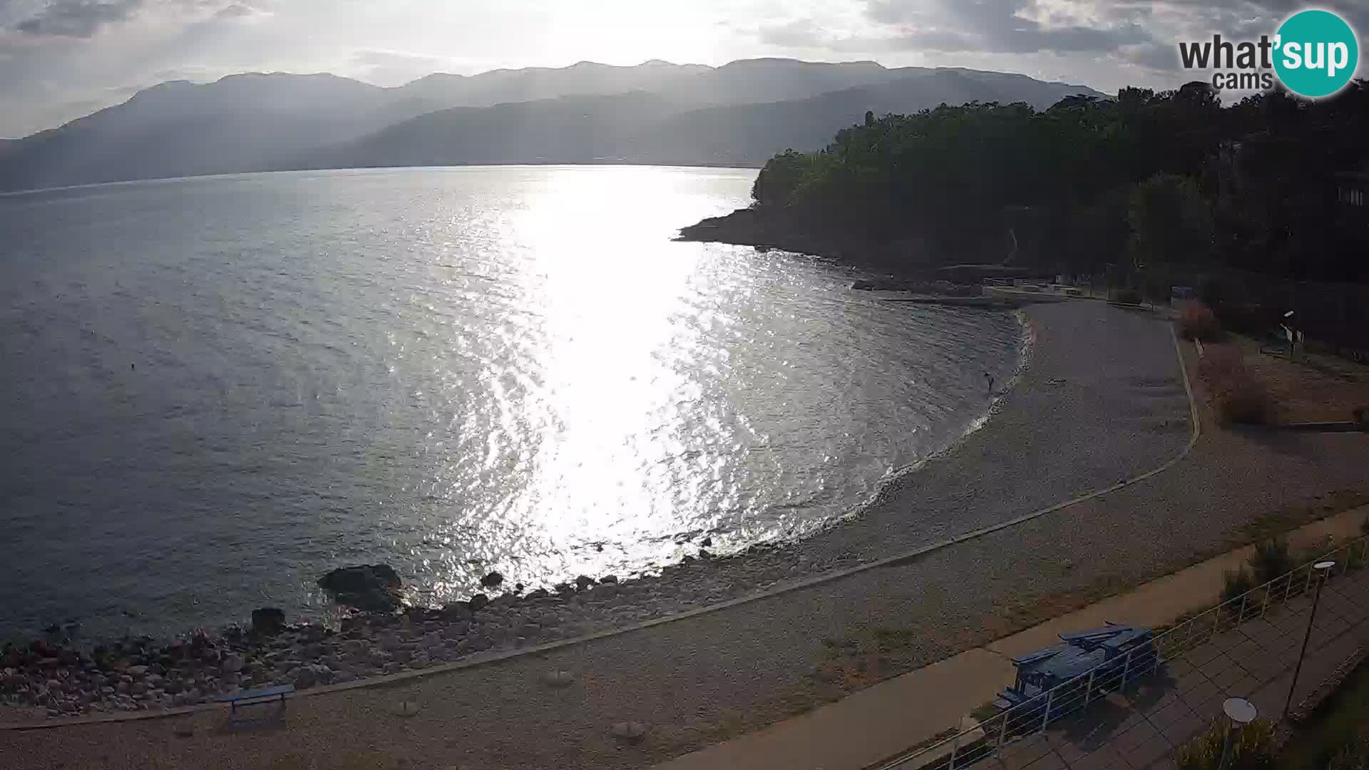 Reka Spletna kamera  plaža pri Bazenih Kantrida