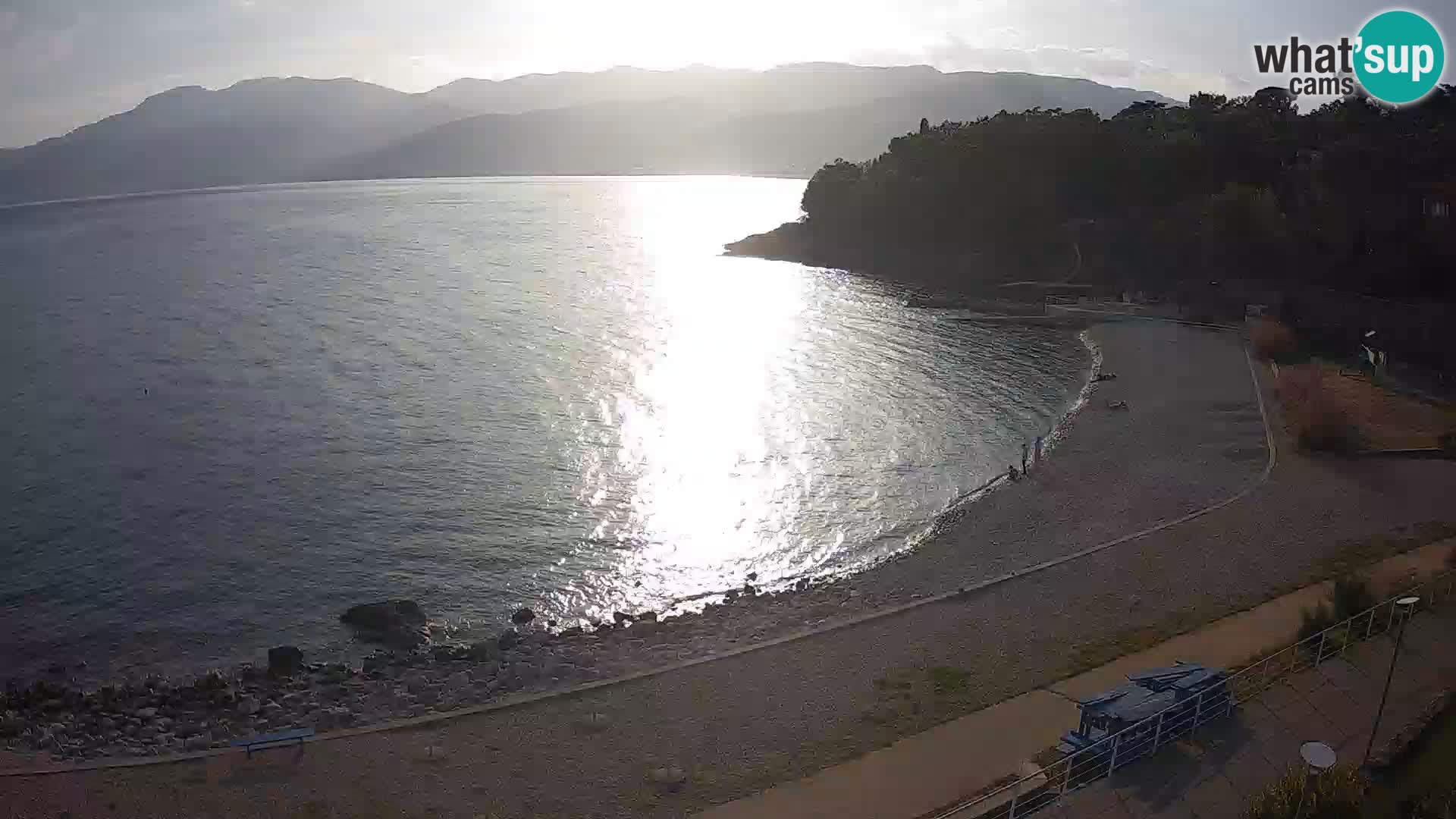 Rijeka web kamera plaža pri Bazenih Kantrida