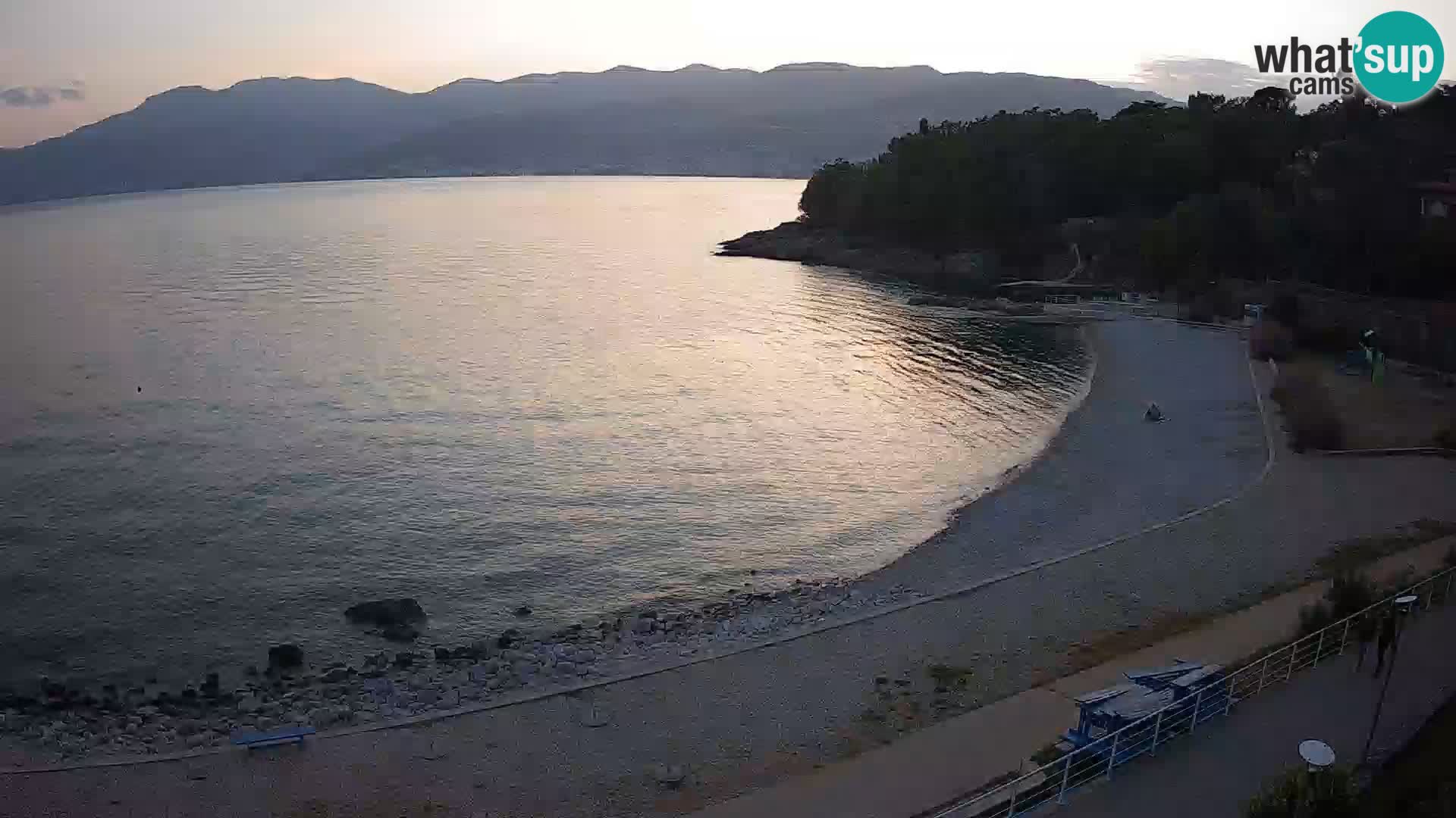 Rijeka web kamera plaža pri Bazenih Kantrida