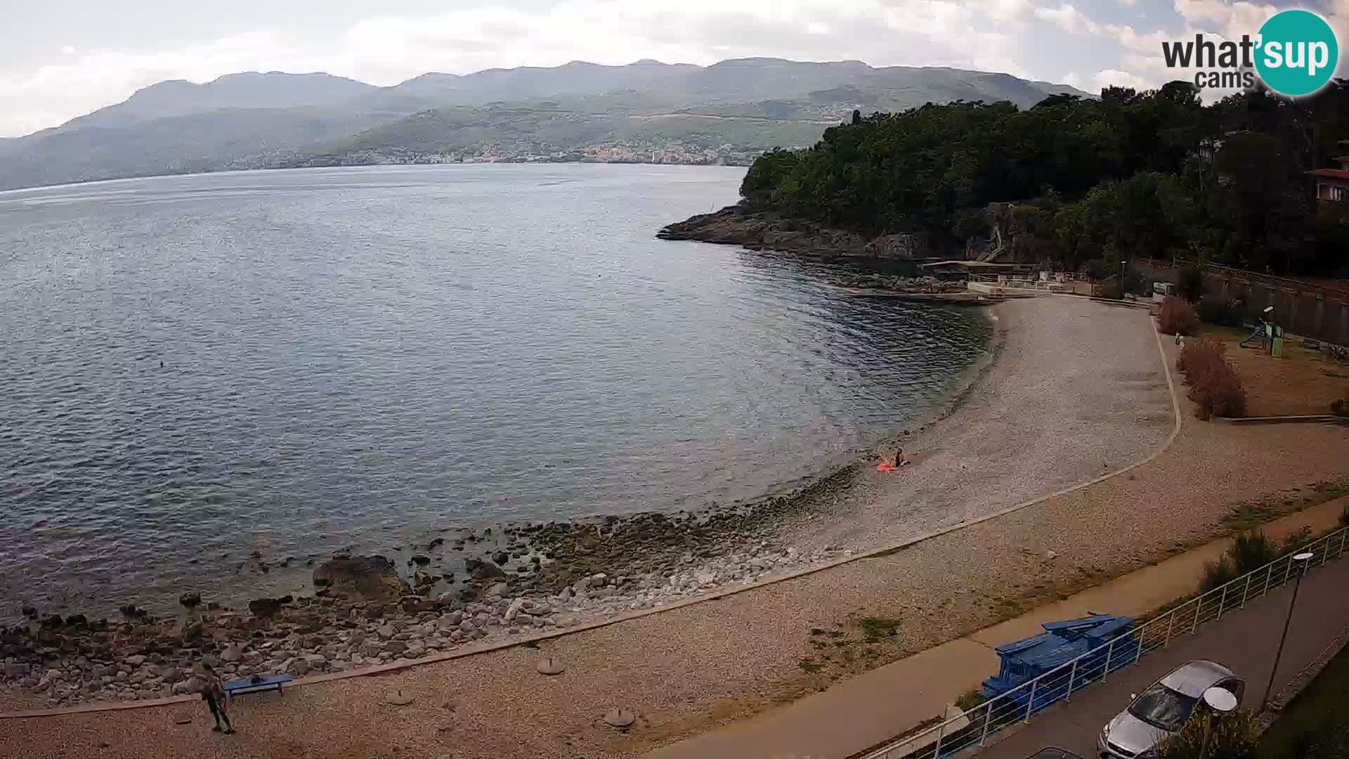 Reka Spletna kamera  plaža pri Bazenih Kantrida