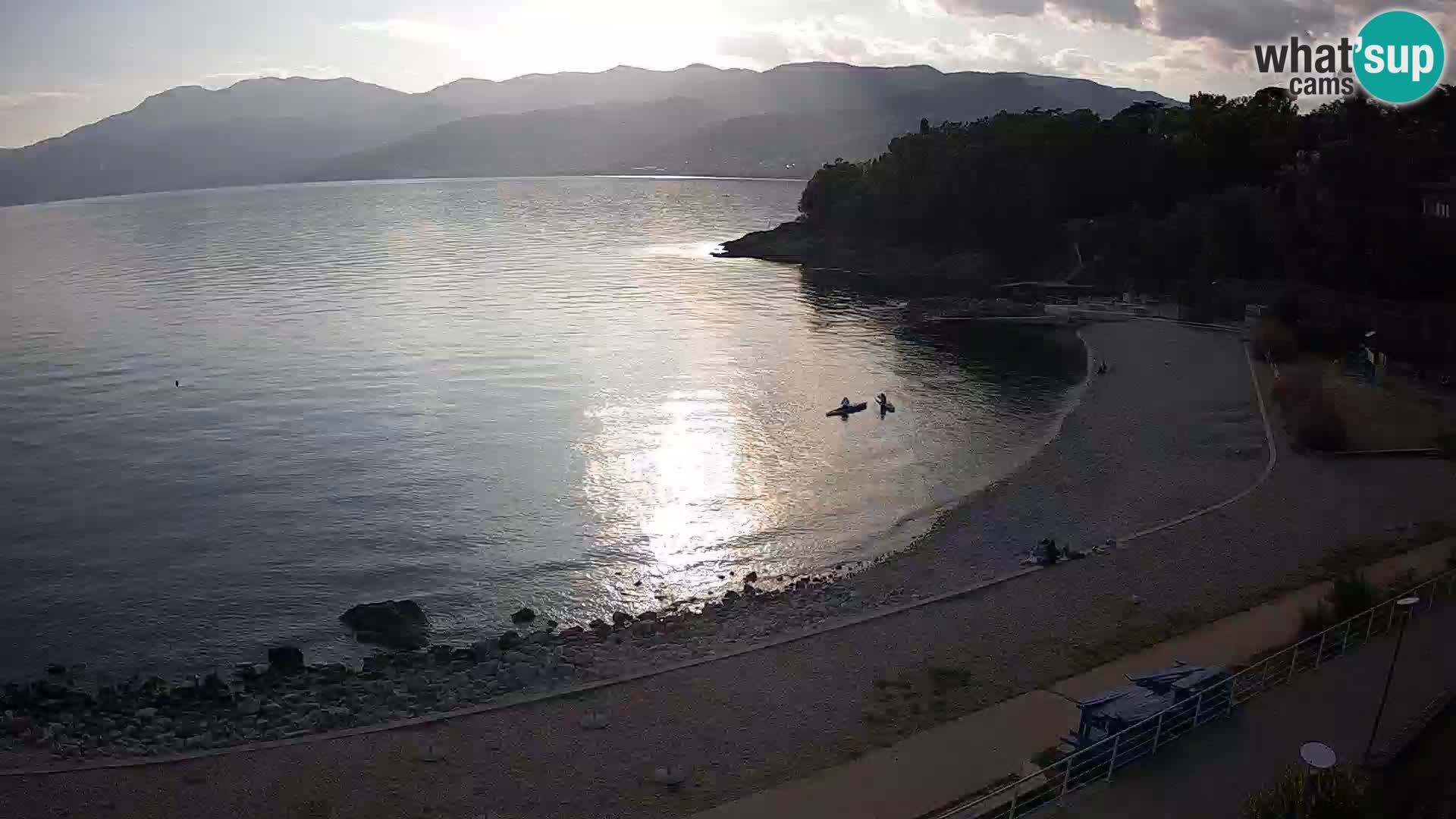 Rijeka web kamera plaža pri Bazenih Kantrida