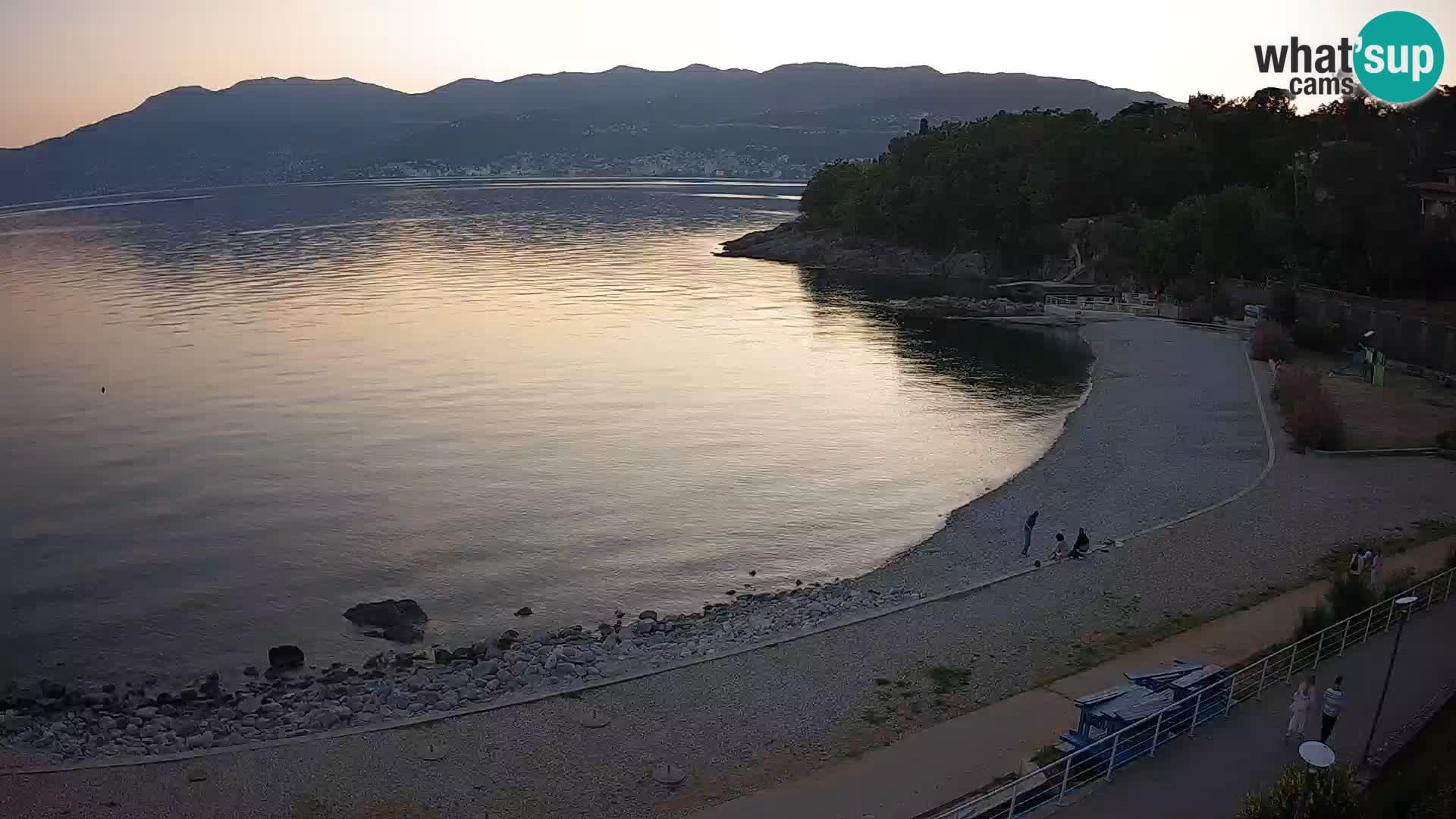 Reka Spletna kamera  plaža pri Bazenih Kantrida