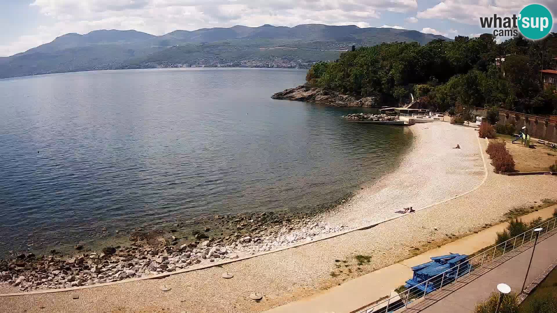 Rijeka web kamera plaža pri Bazenih Kantrida