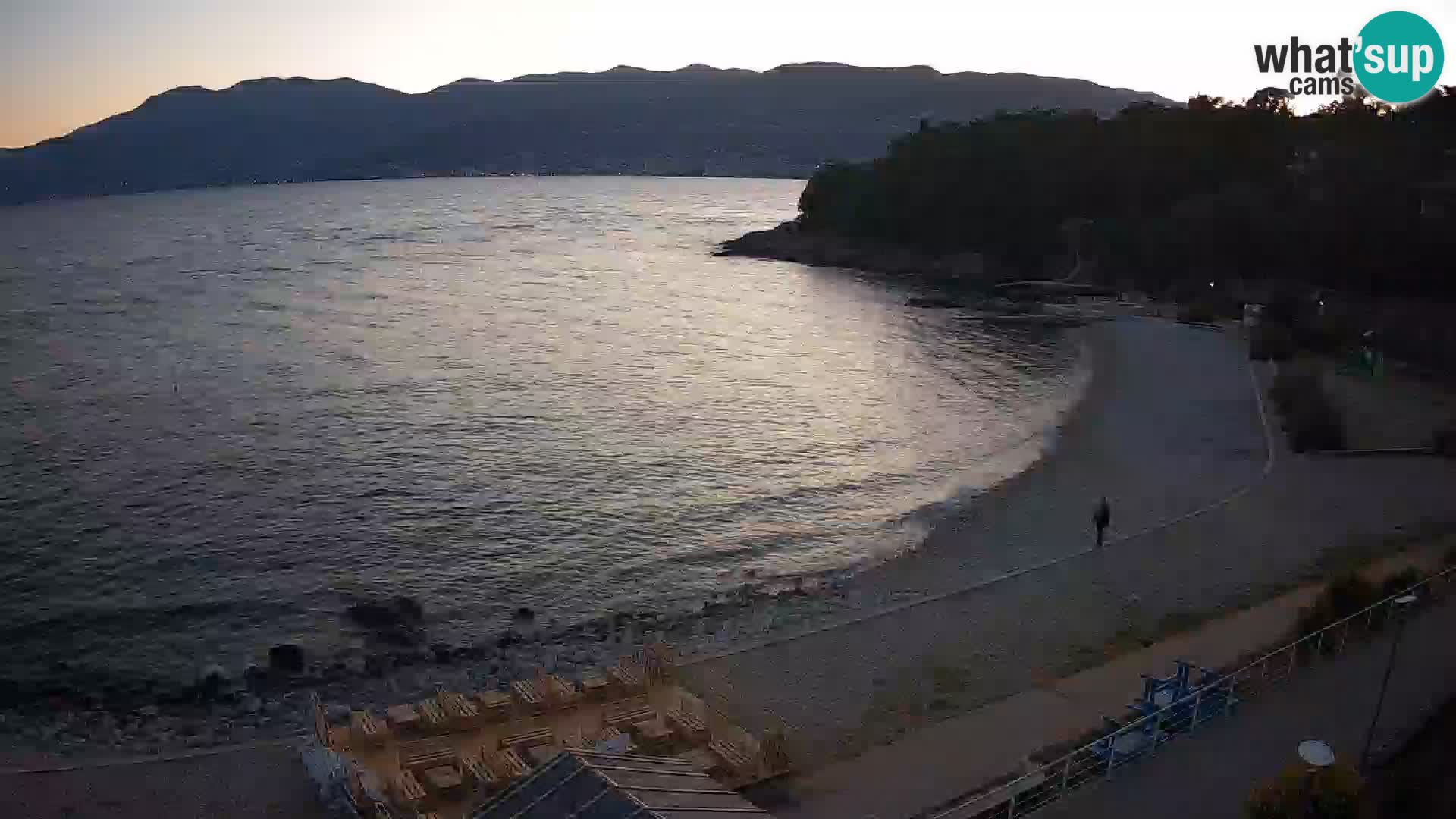 Reka Spletna kamera  plaža pri Bazenih Kantrida