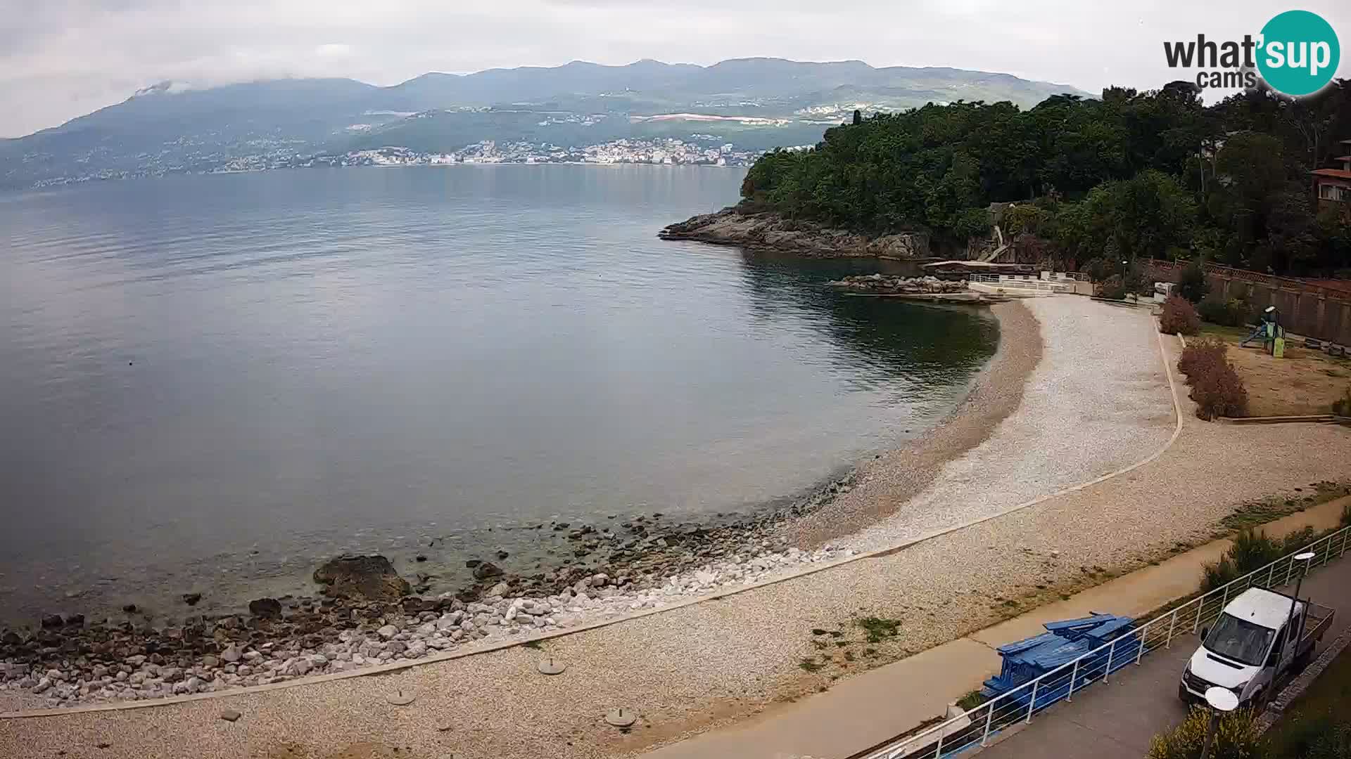 Reka Spletna kamera  plaža pri Bazenih Kantrida