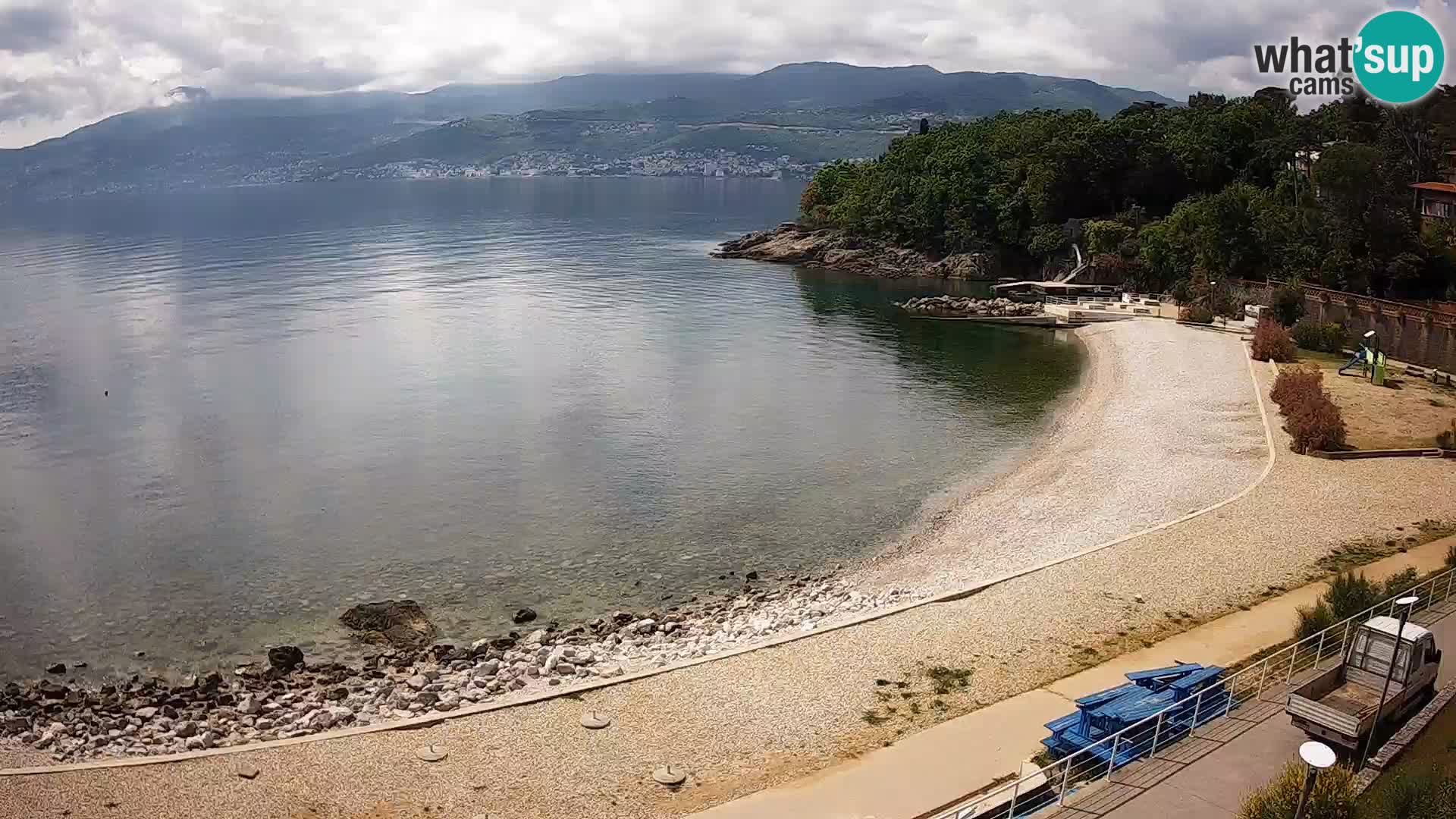 Rijeka web kamera plaža pri Bazenih Kantrida