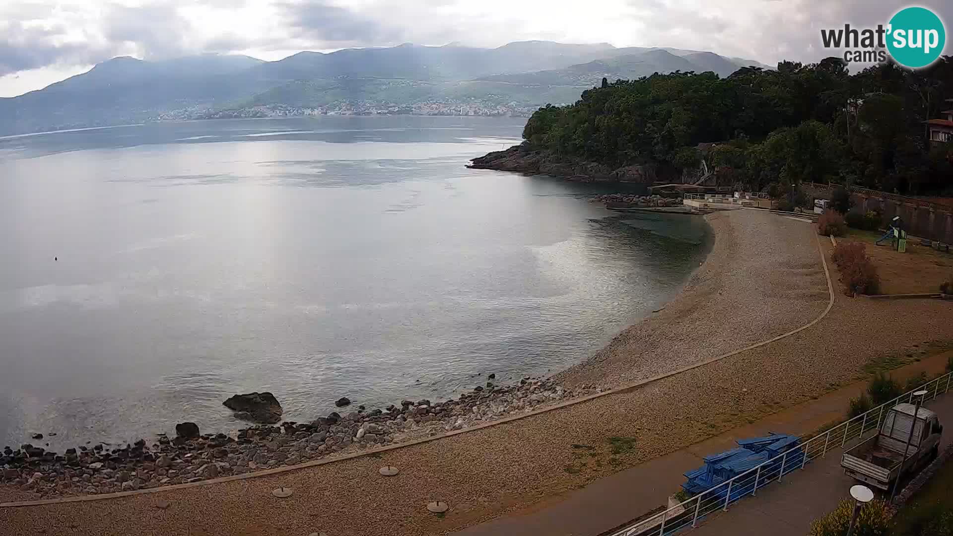 Reka Spletna kamera  plaža pri Bazenih Kantrida