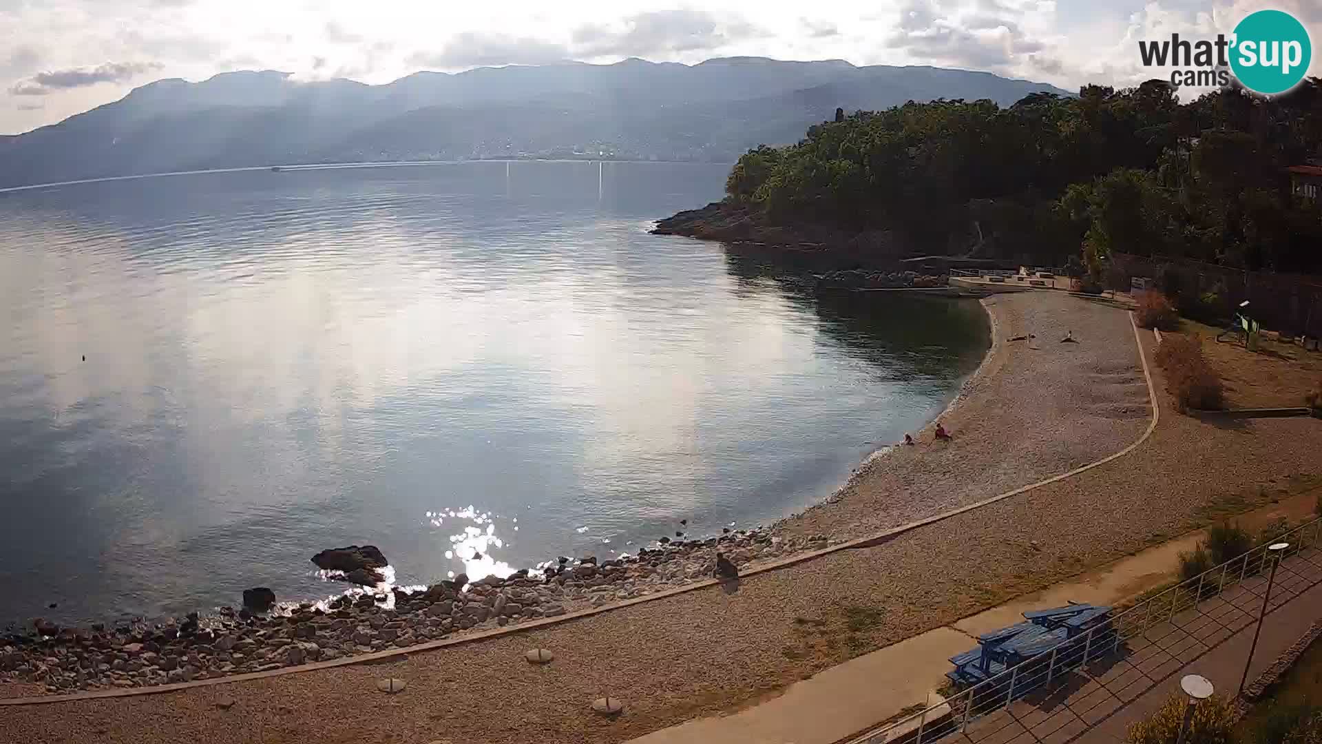 Reka Spletna kamera  plaža pri Bazenih Kantrida