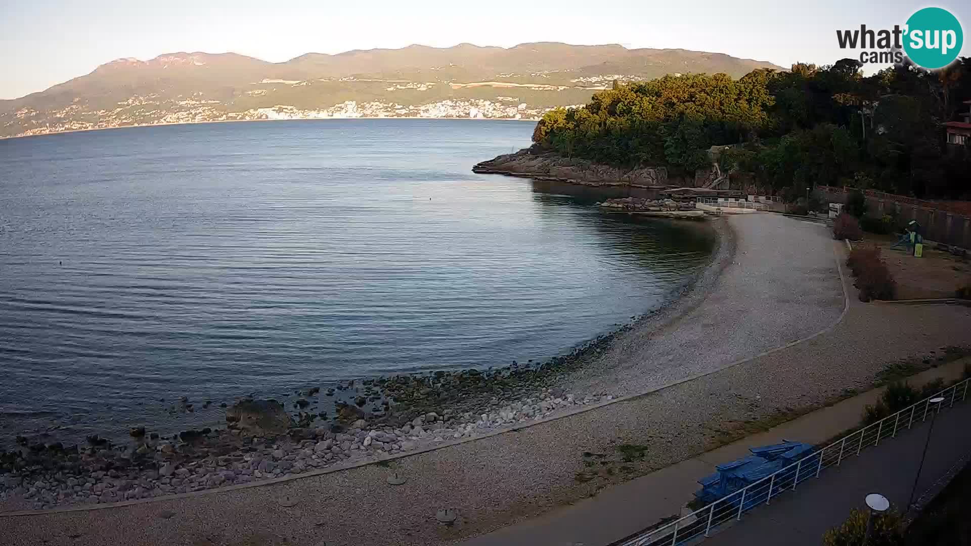 Reka Spletna kamera  plaža pri Bazenih Kantrida