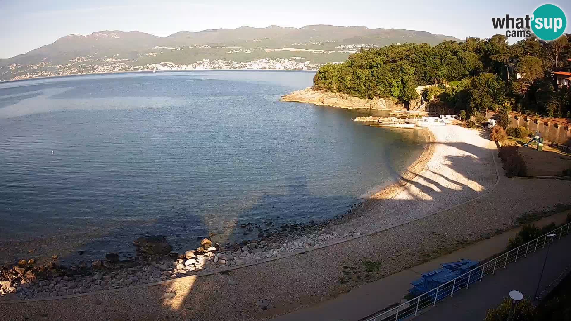 Rijeka web kamera plaža pri Bazenih Kantrida