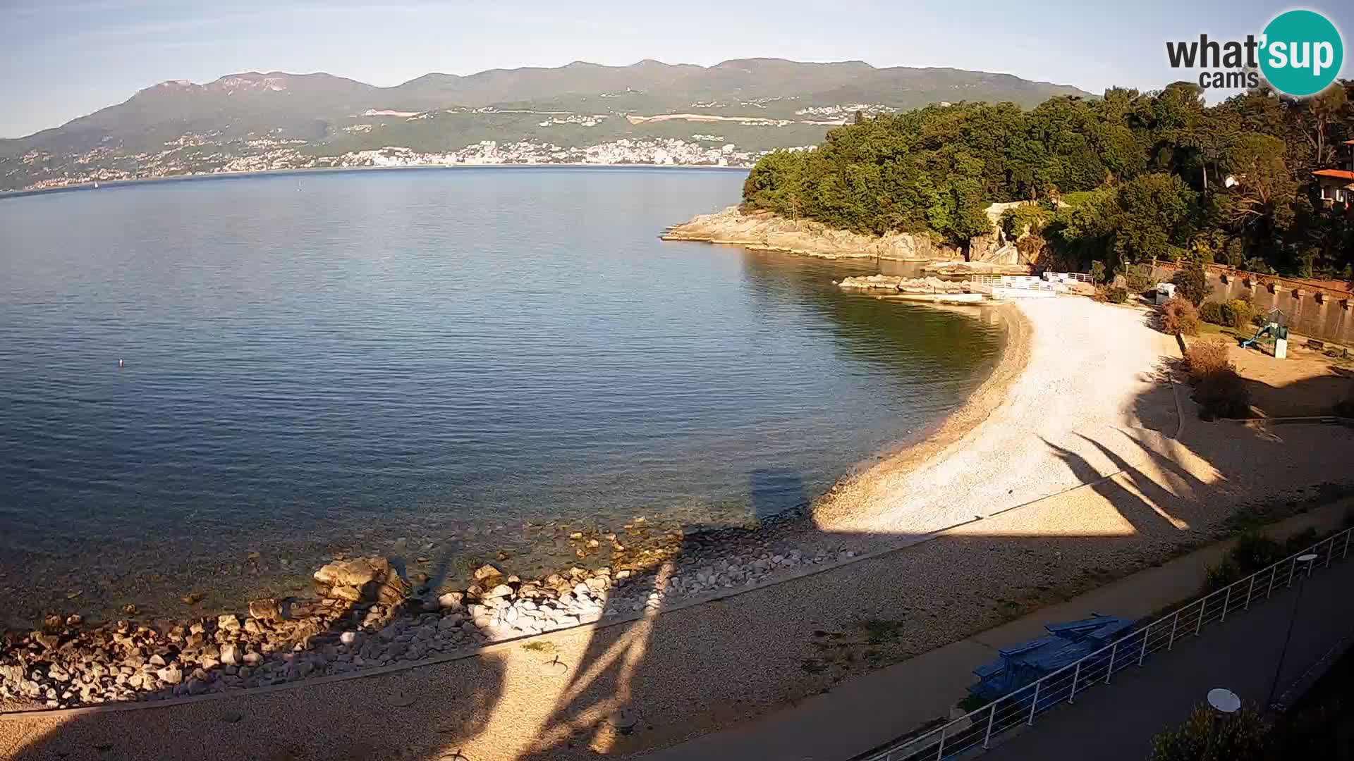 Rijeka web kamera plaža pri Bazenih Kantrida