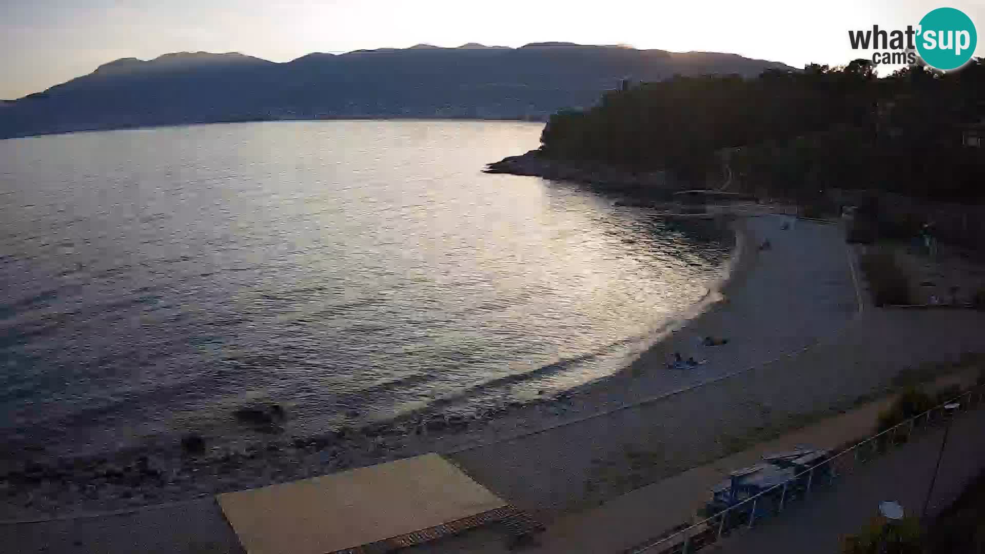 Reka Spletna kamera  plaža pri Bazenih Kantrida