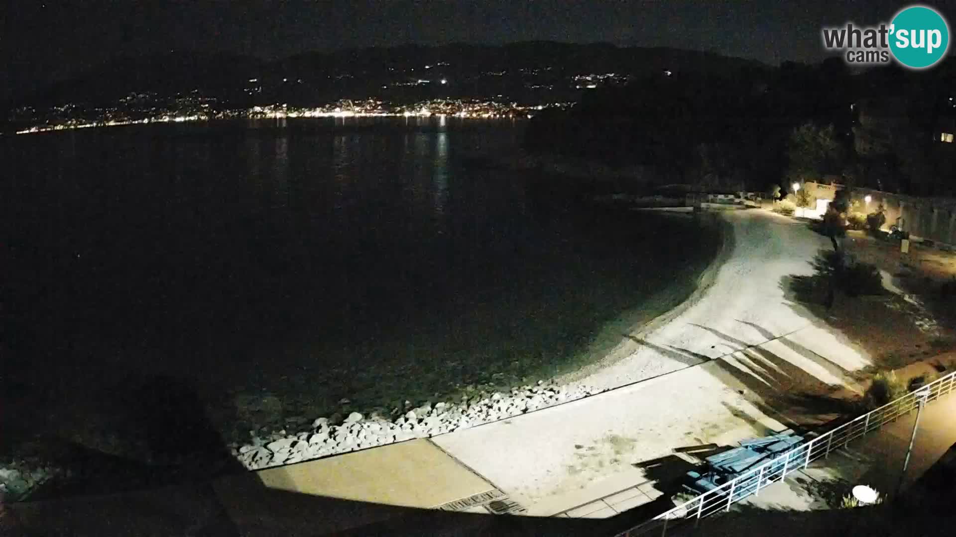 Reka Spletna kamera  plaža pri Bazenih Kantrida