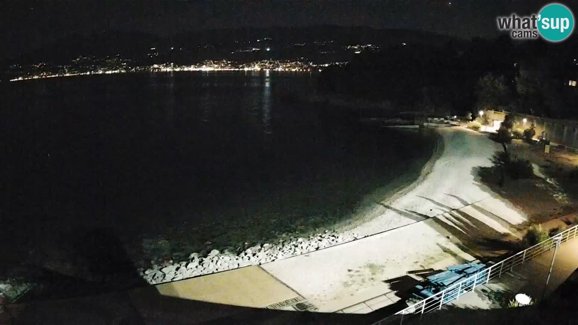 Rijeka web kamera plaža pri Bazenih Kantrida