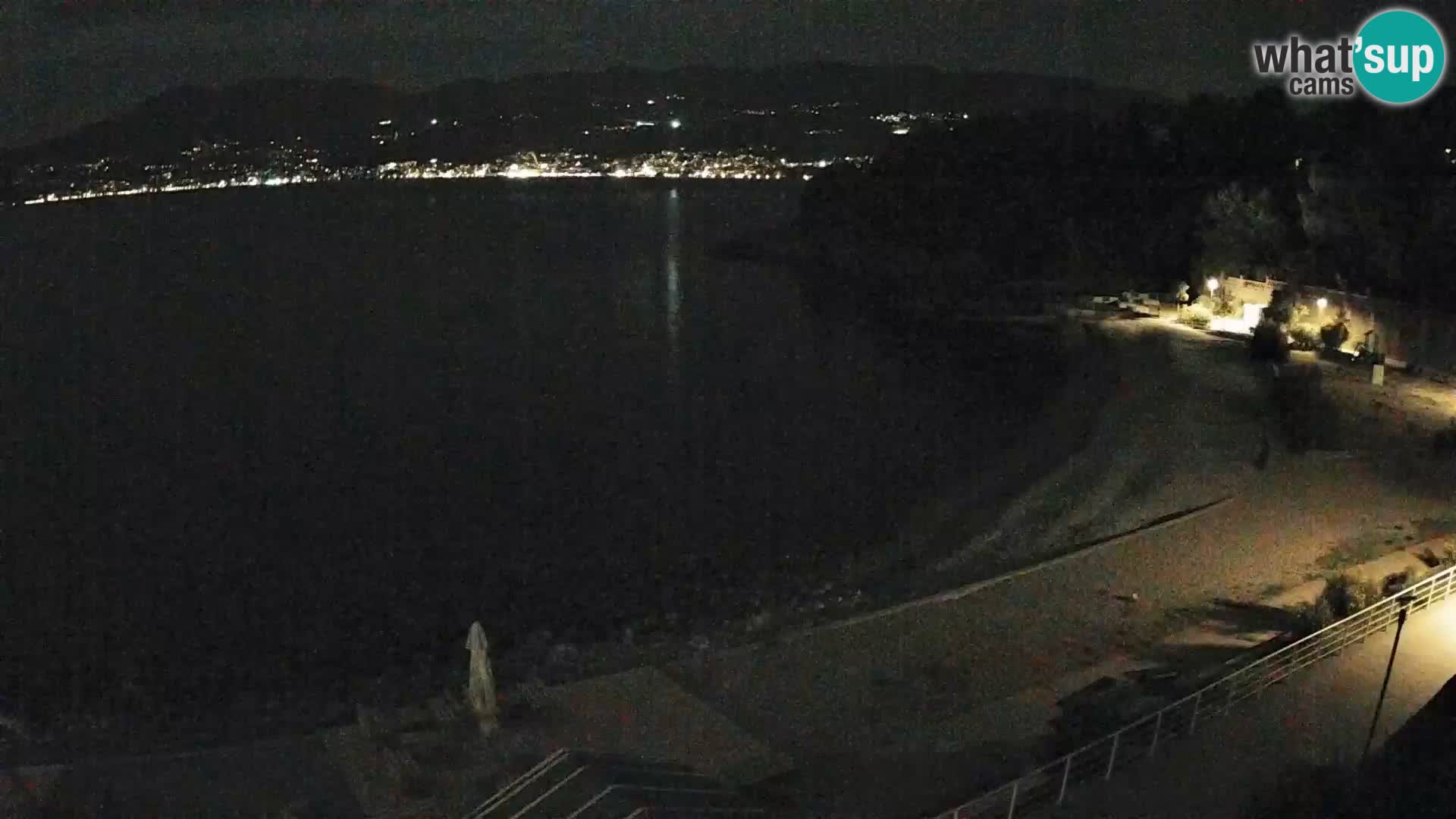 Rijeka web kamera plaža pri Bazenih Kantrida