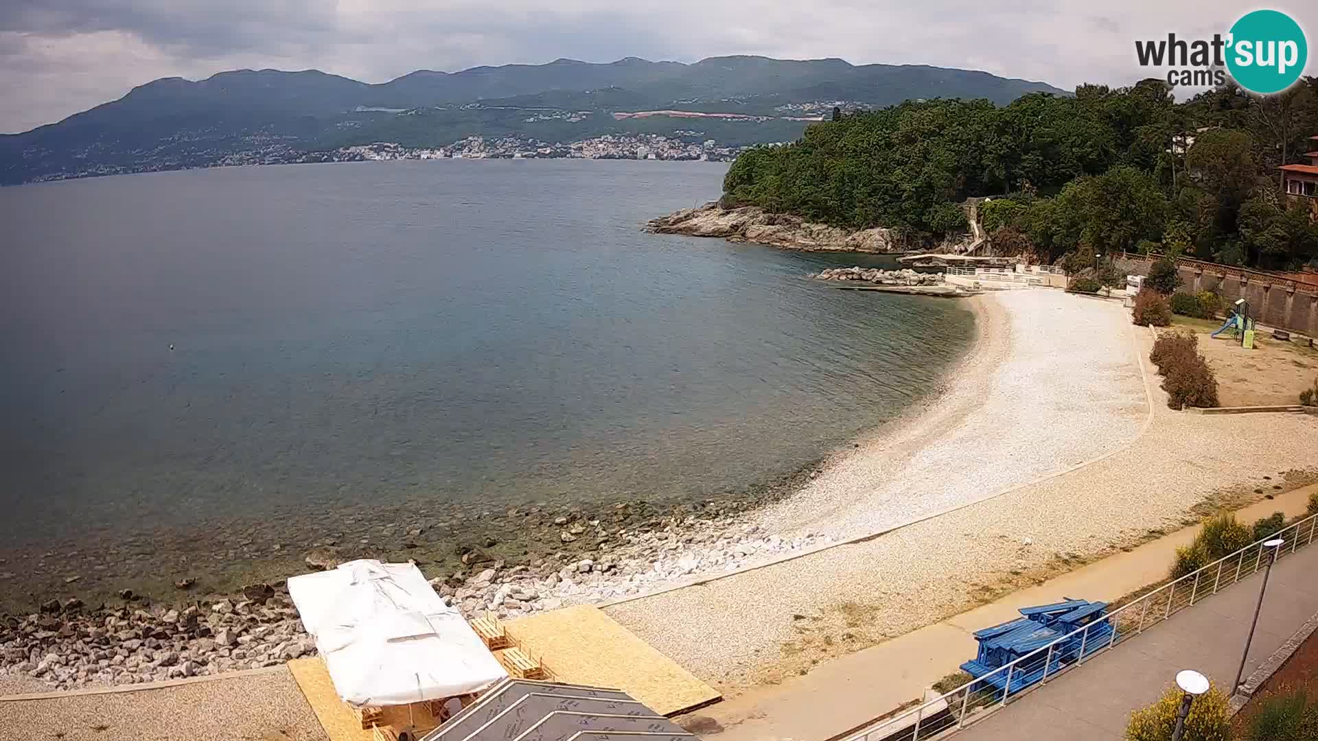 Reka Spletna kamera  plaža pri Bazenih Kantrida
