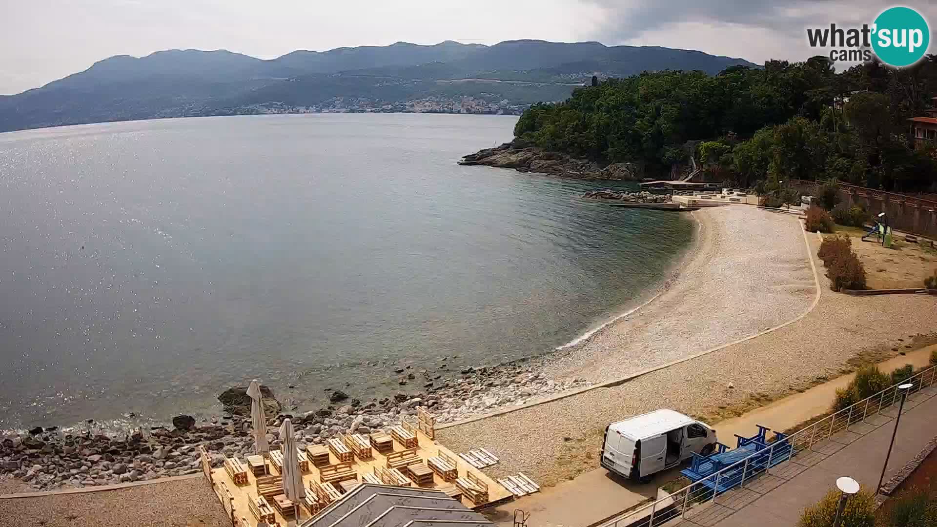 Rijeka web kamera plaža pri Bazenih Kantrida