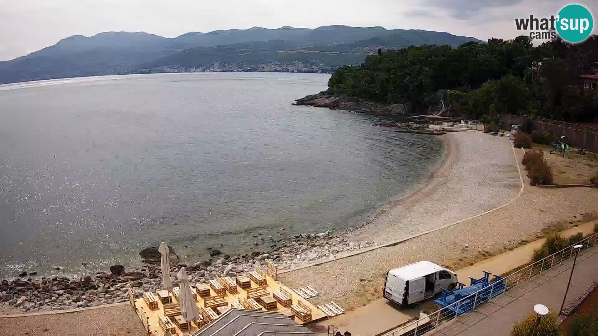 Rijeka web kamera plaža pri Bazenih Kantrida