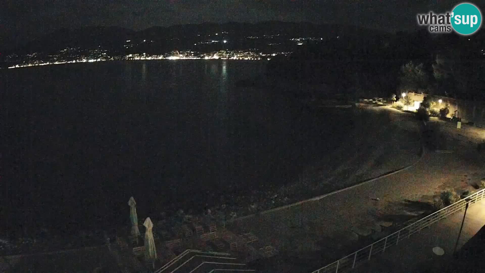 Rijeka web kamera plaža pri Bazenih Kantrida