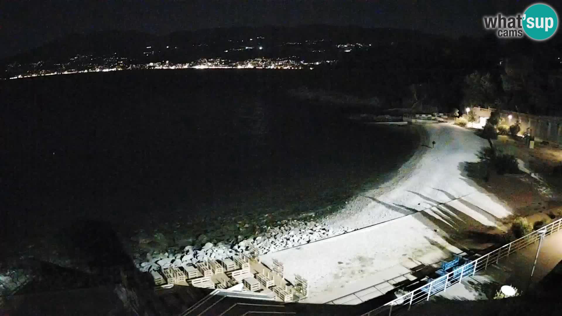 Rijeka web kamera plaža pri Bazenih Kantrida