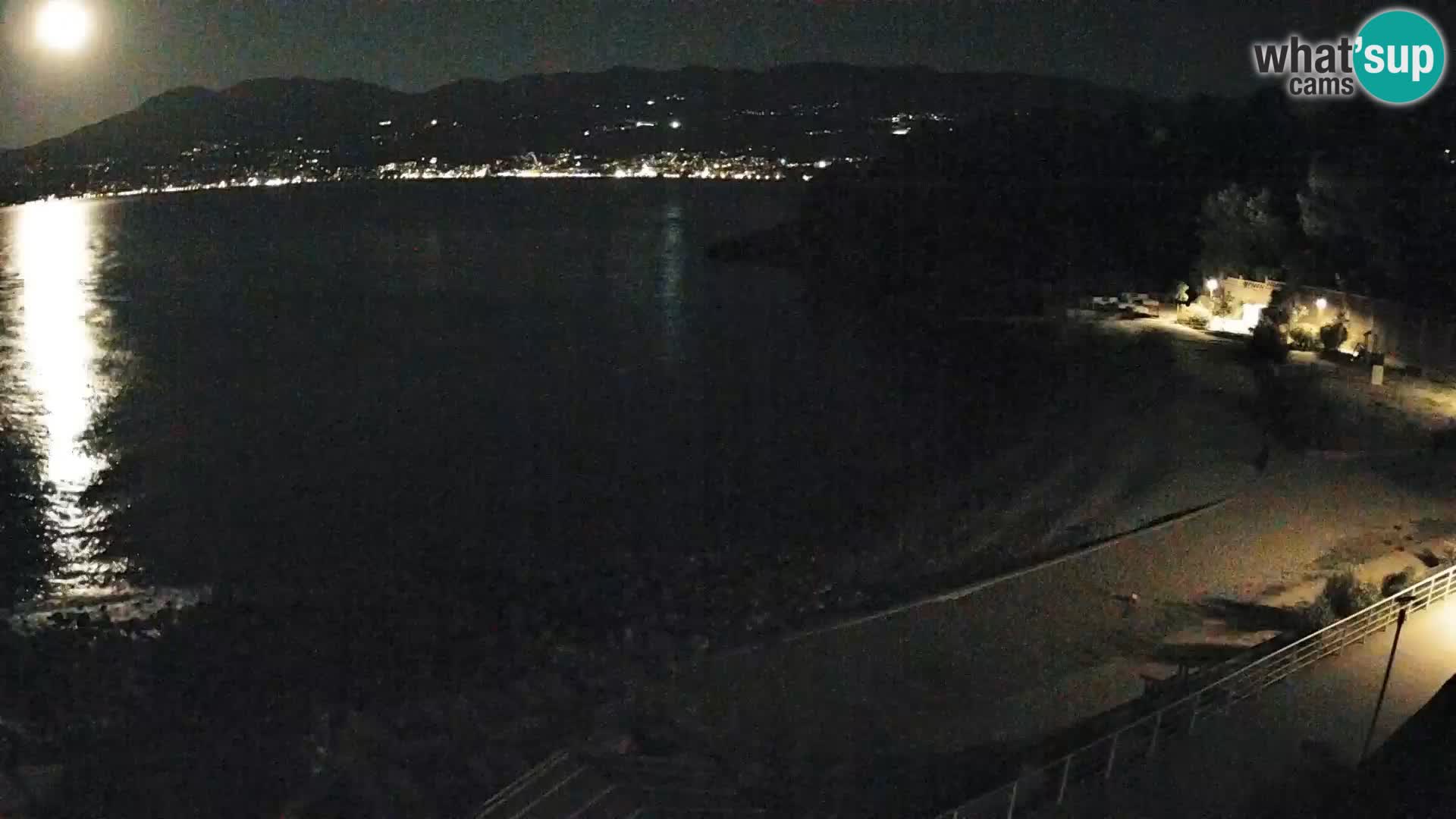 Rijeka web kamera plaža pri Bazenih Kantrida