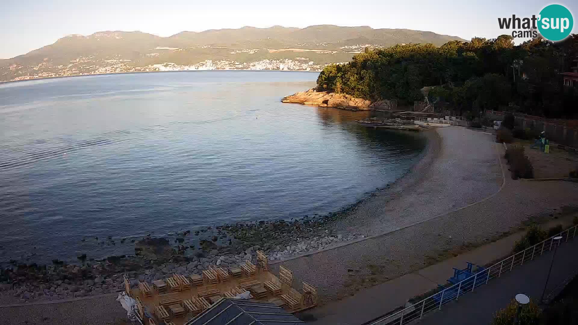 Reka Spletna kamera  plaža pri Bazenih Kantrida