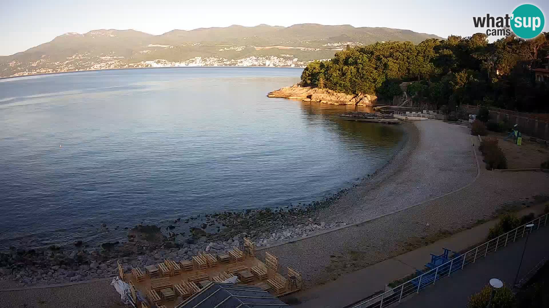 Rijeka web kamera plaža pri Bazenih Kantrida