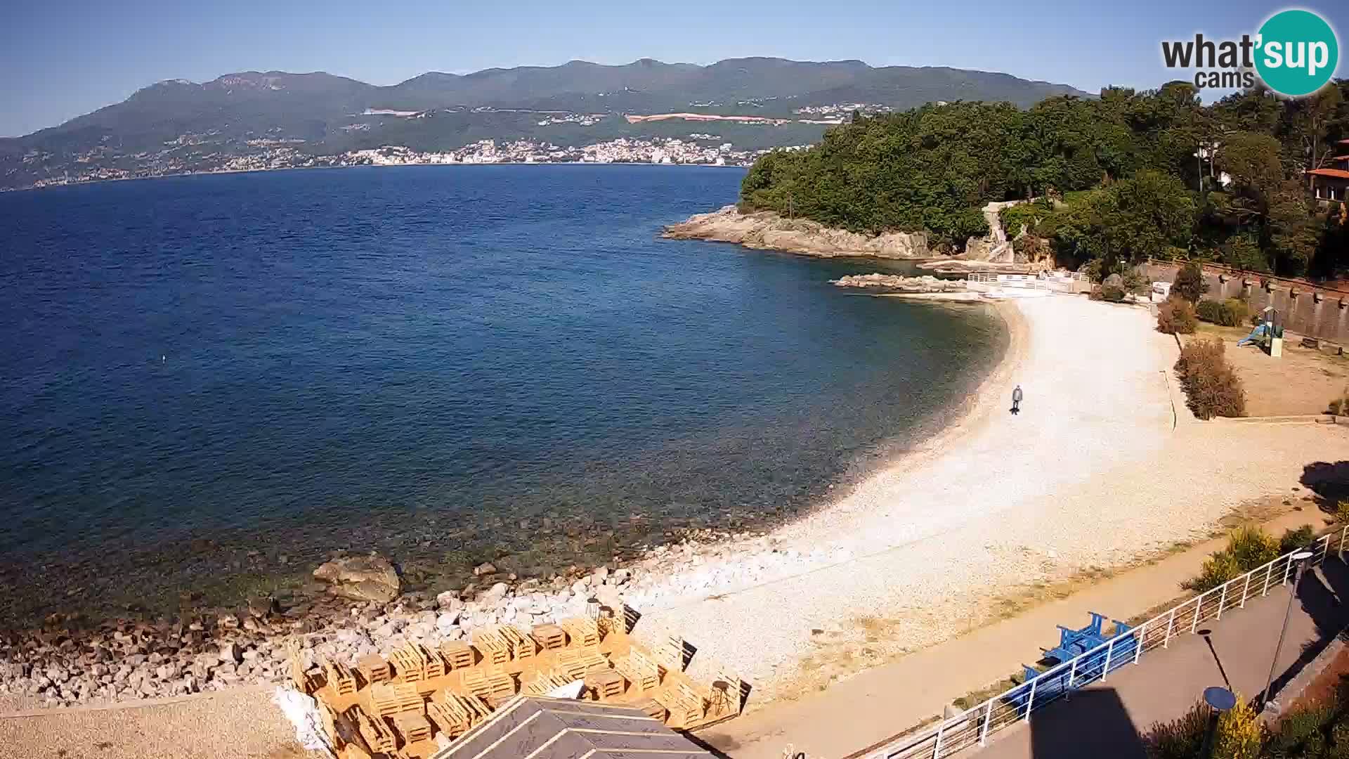 Reka Spletna kamera  plaža pri Bazenih Kantrida