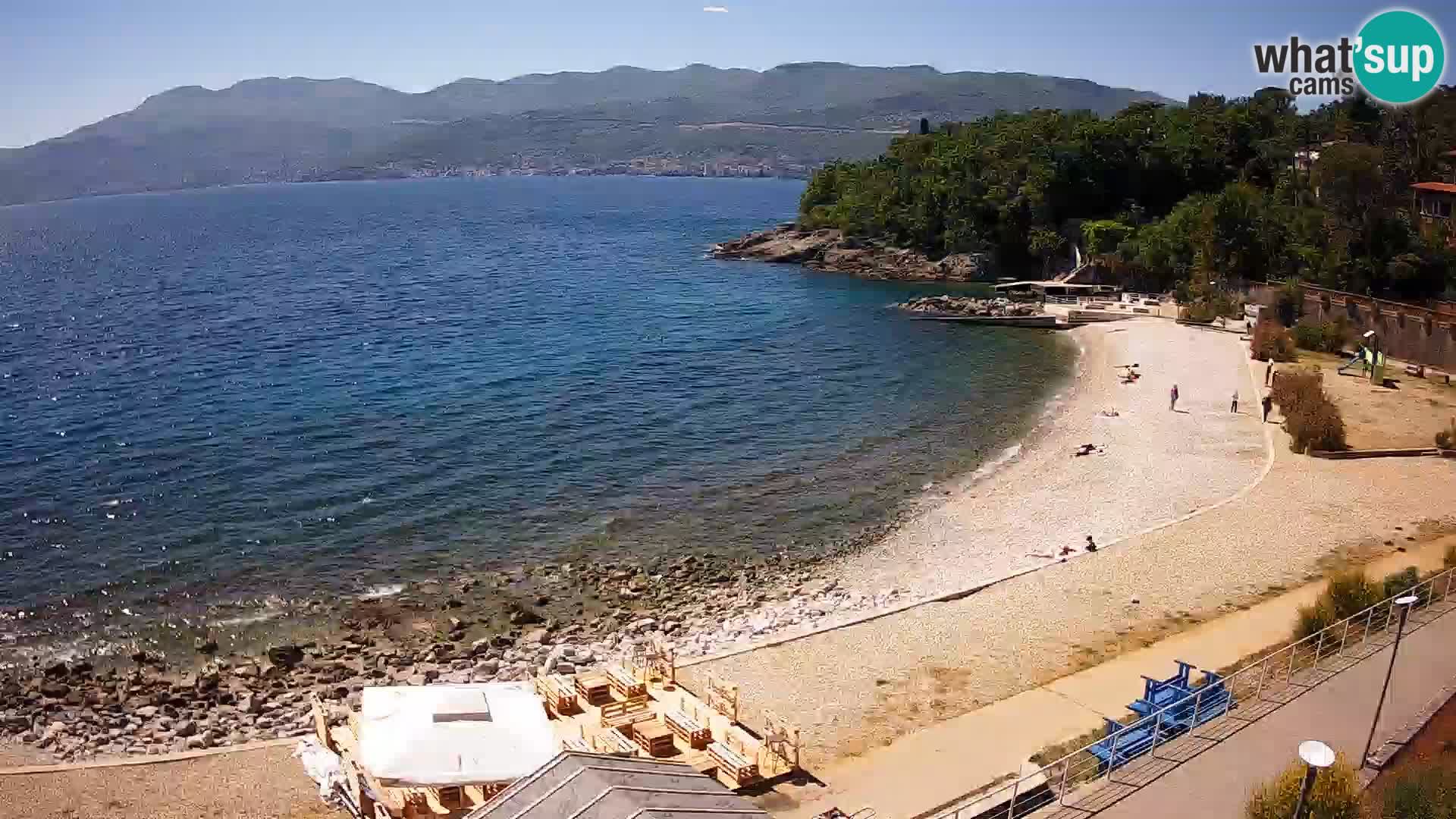 Reka Spletna kamera  plaža pri Bazenih Kantrida