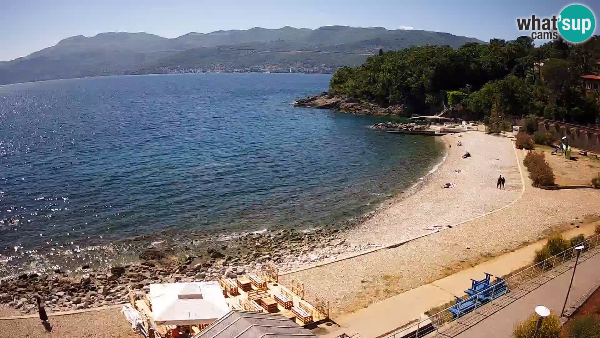 Reka Spletna kamera  plaža pri Bazenih Kantrida