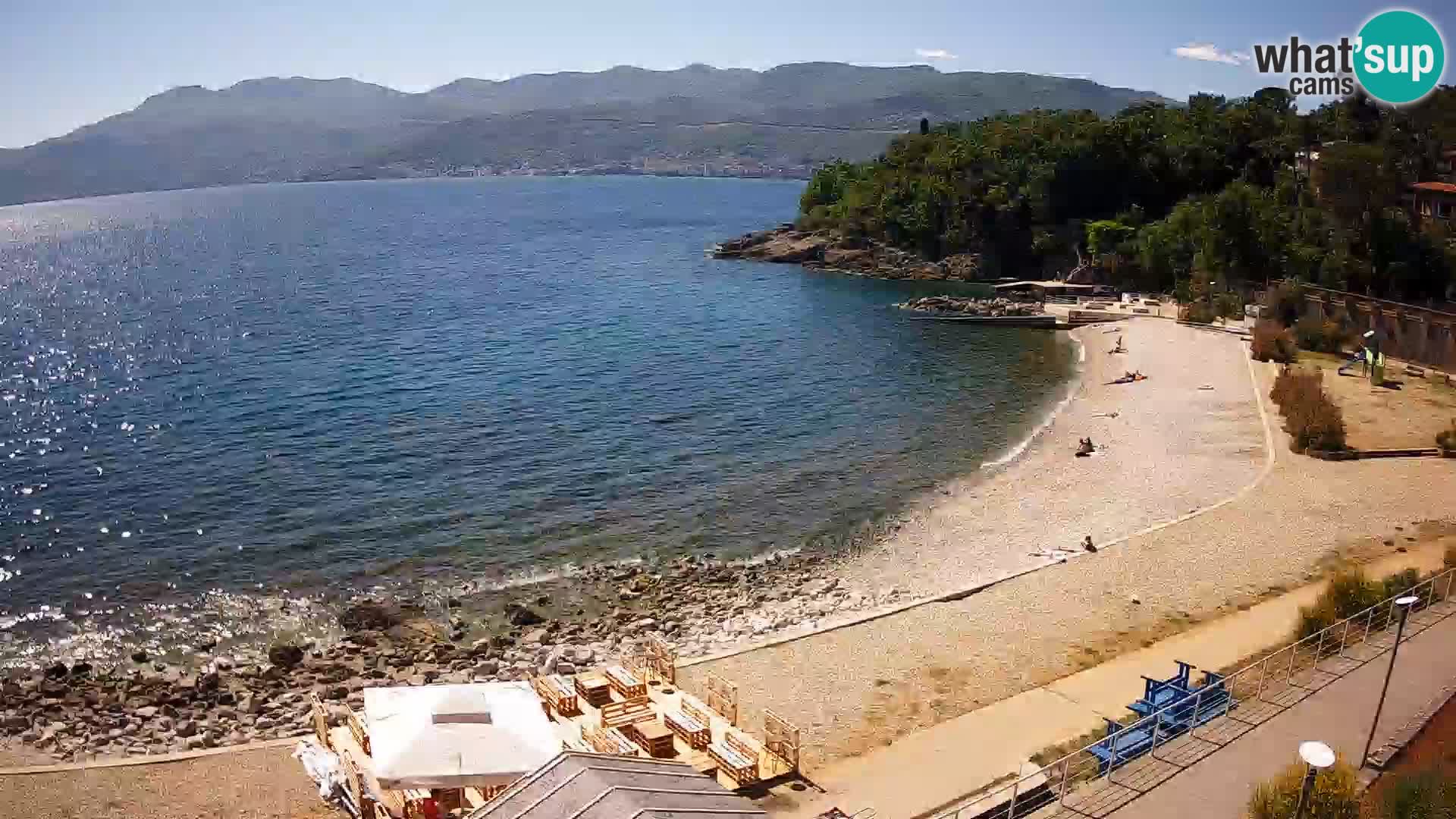 Reka Spletna kamera  plaža pri Bazenih Kantrida