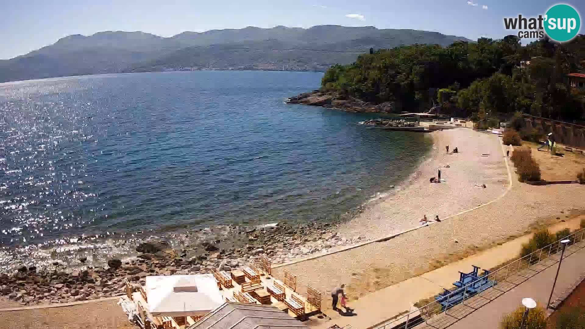 Rijeka web kamera plaža pri Bazenih Kantrida