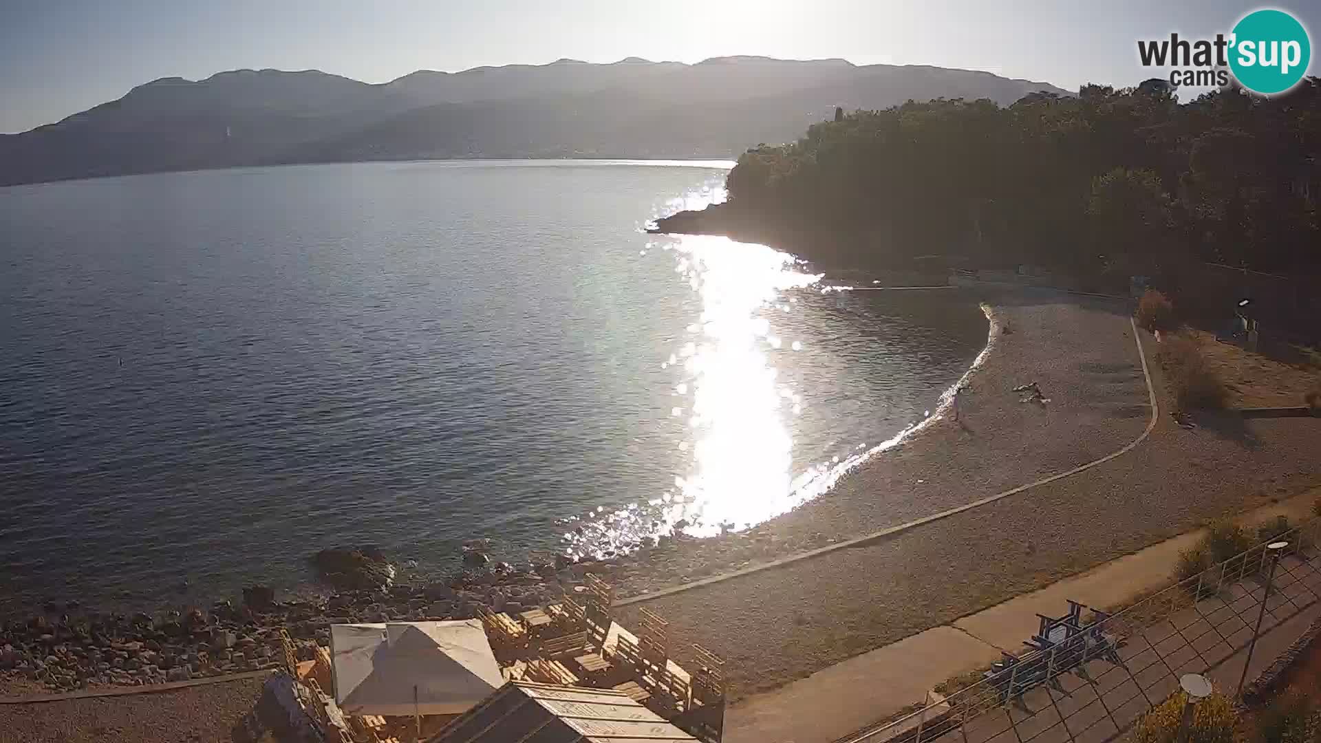 Reka Spletna kamera  plaža pri Bazenih Kantrida