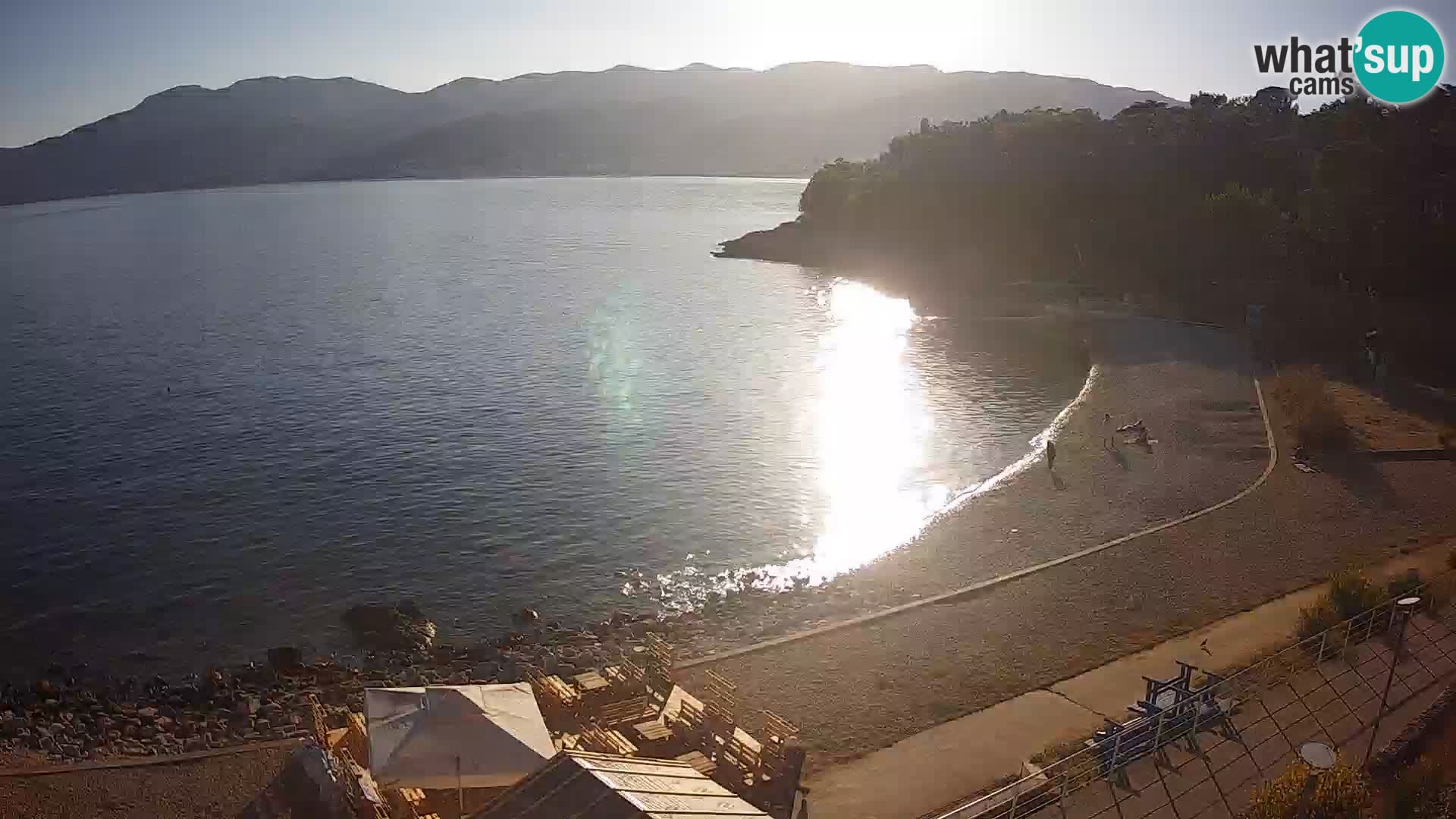 Rijeka web kamera plaža pri Bazenih Kantrida