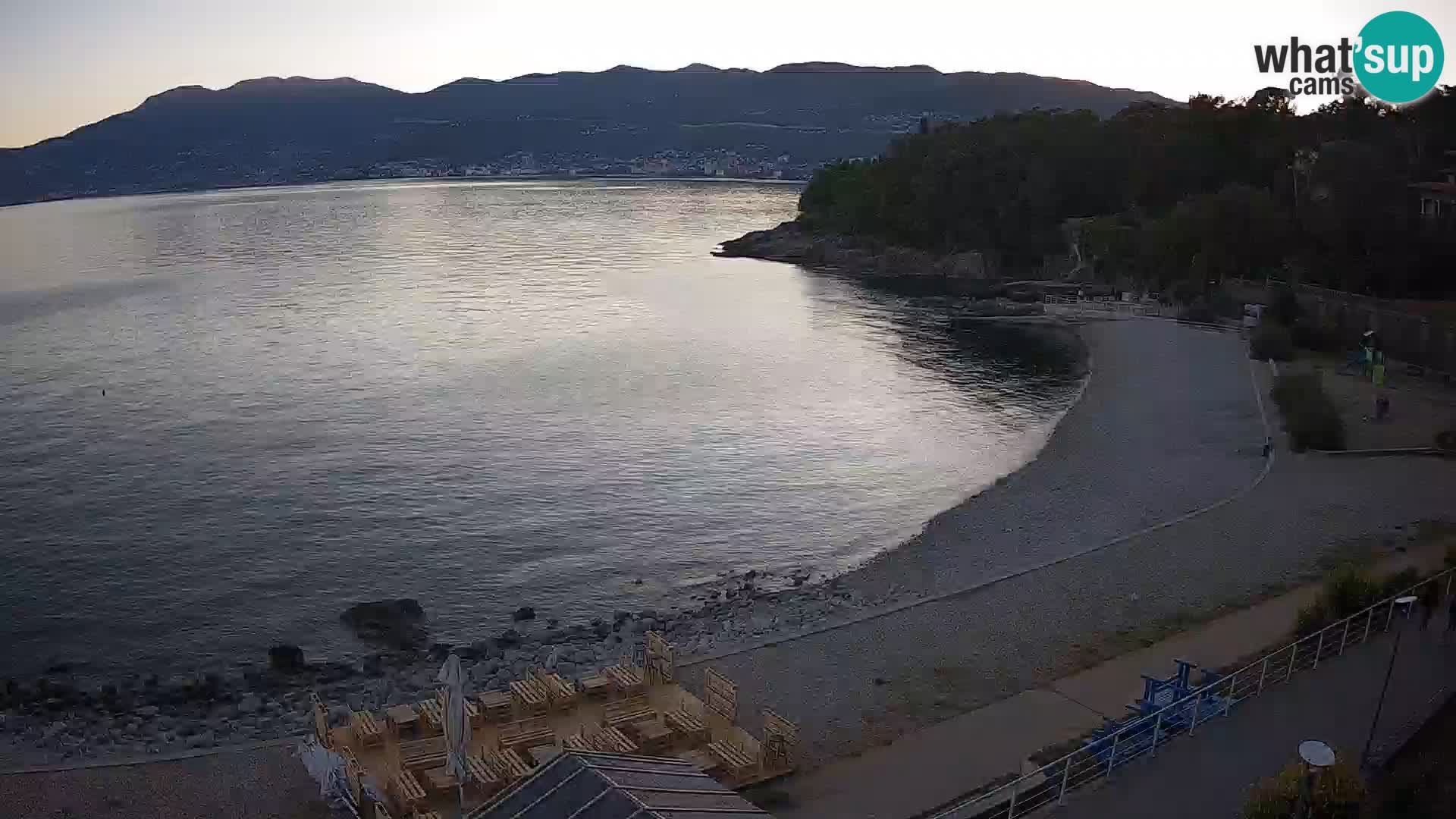 Rijeka web kamera plaža pri Bazenih Kantrida