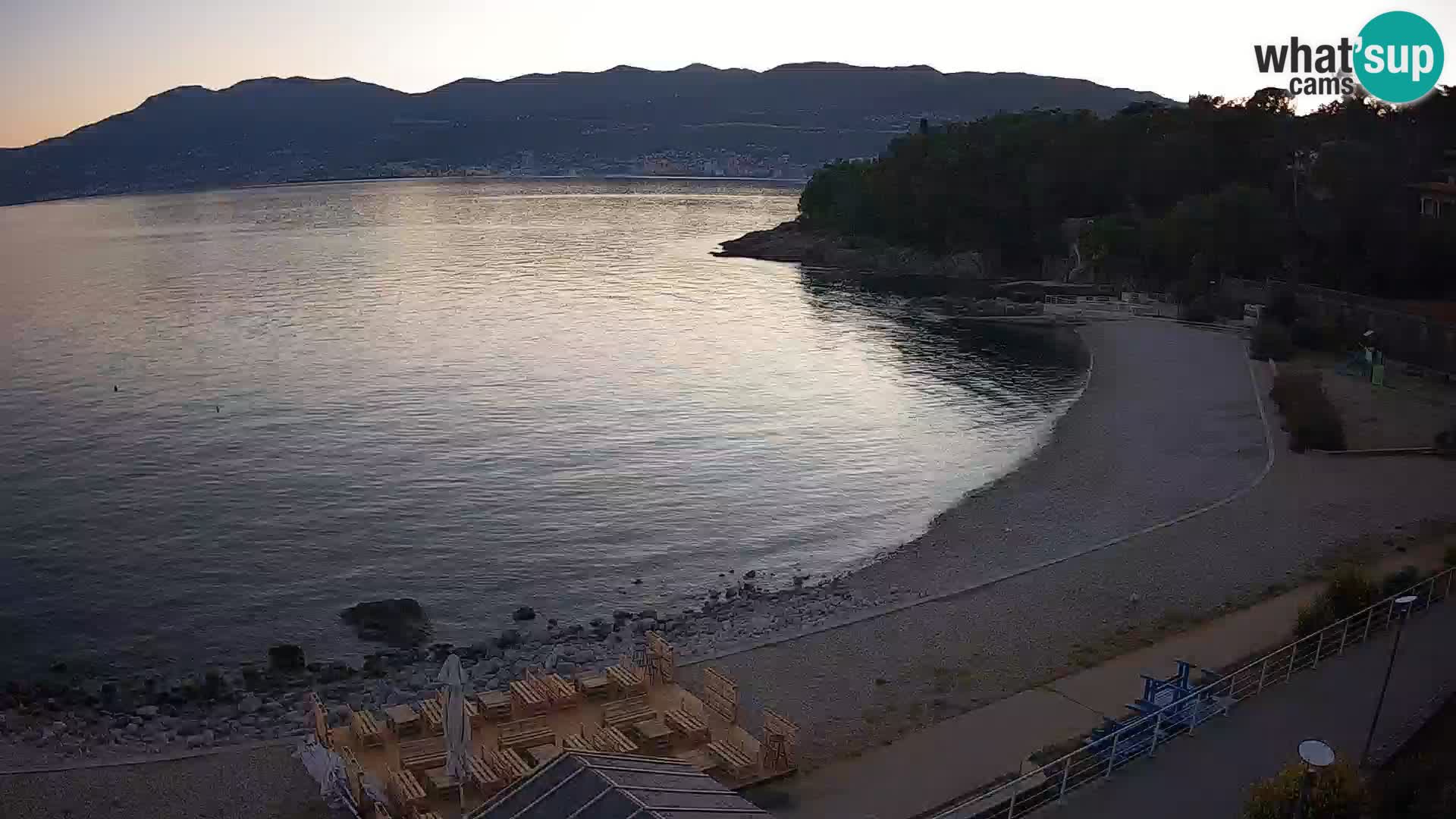 Reka Spletna kamera  plaža pri Bazenih Kantrida
