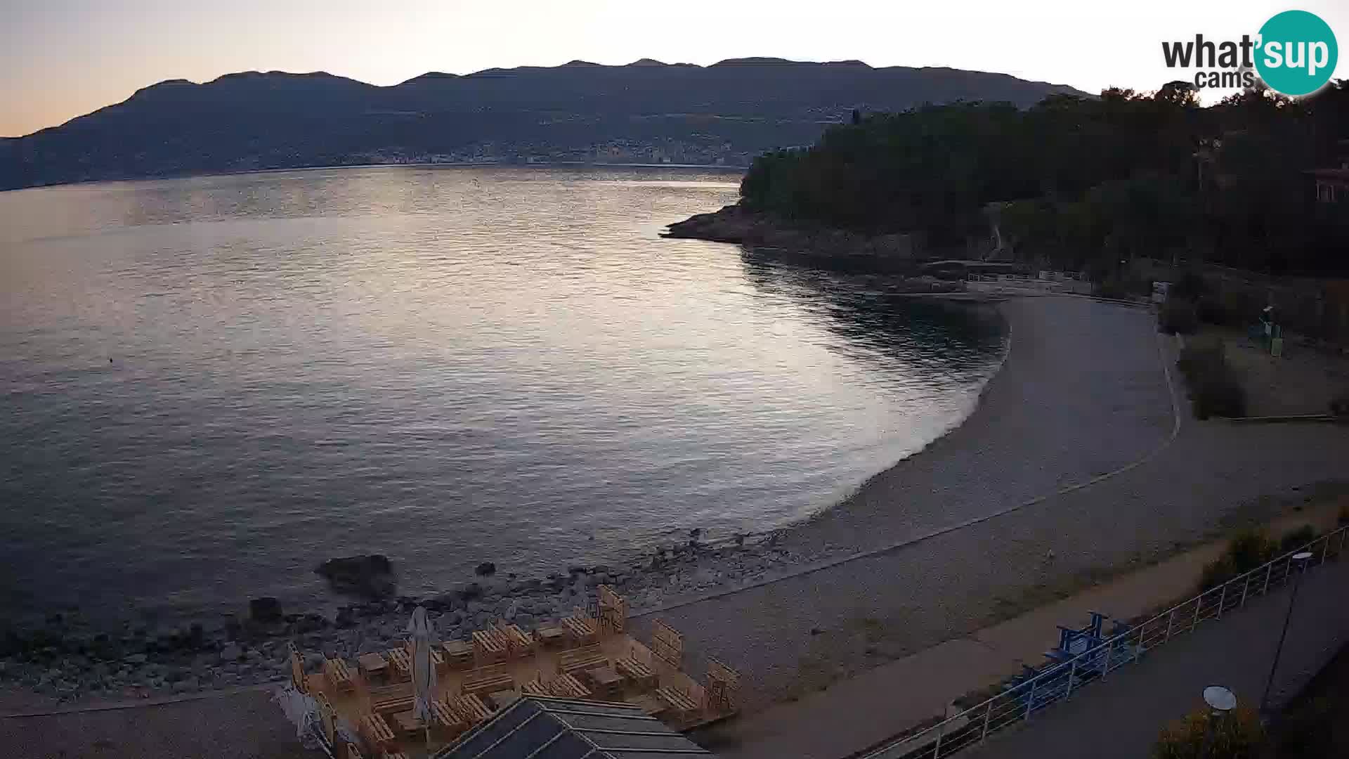 Rijeka web kamera plaža pri Bazenih Kantrida