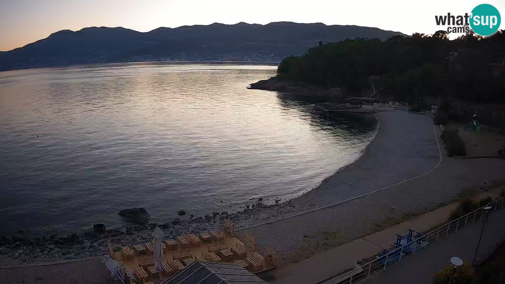 Rijeka web kamera plaža pri Bazenih Kantrida