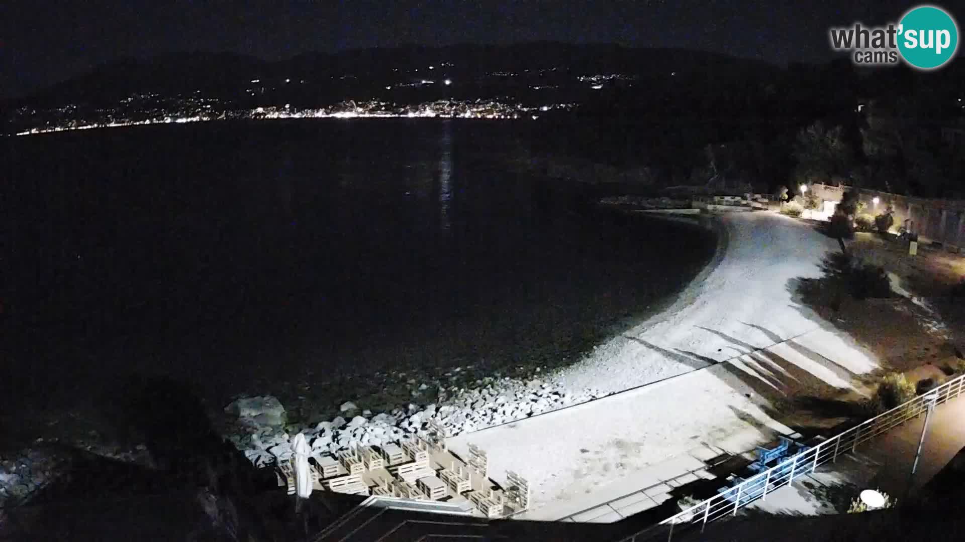 Rijeka web kamera plaža pri Bazenih Kantrida