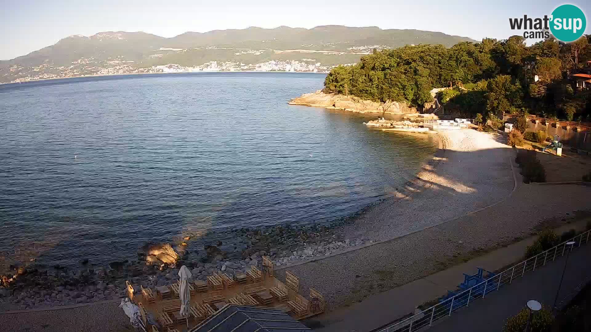 Rijeka web kamera plaža pri Bazenih Kantrida