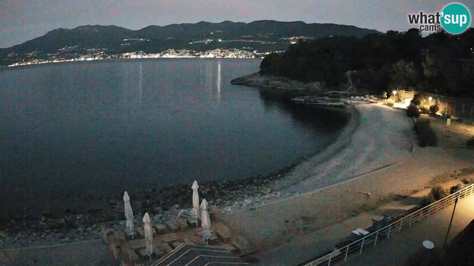 Rijeka web kamera plaža pri Bazenih Kantrida