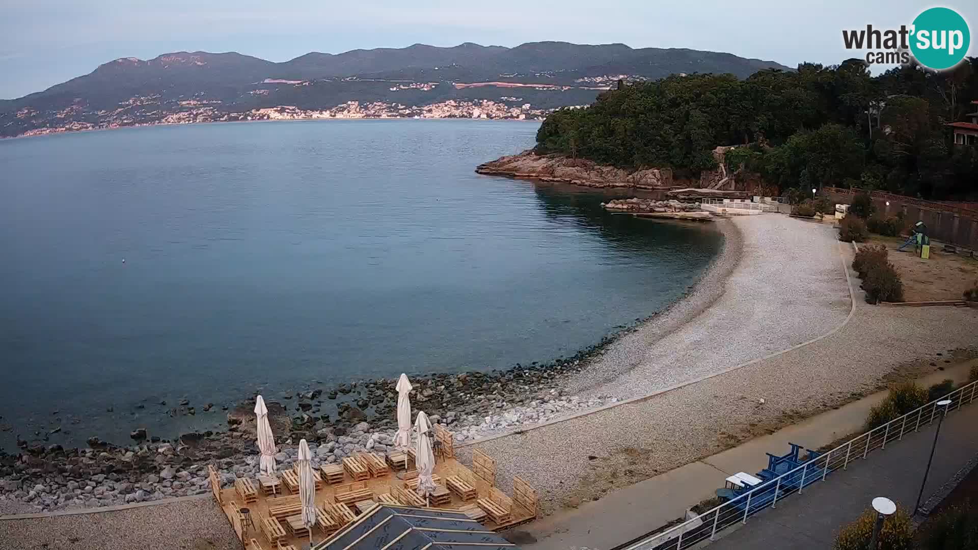 Reka Spletna kamera  plaža pri Bazenih Kantrida