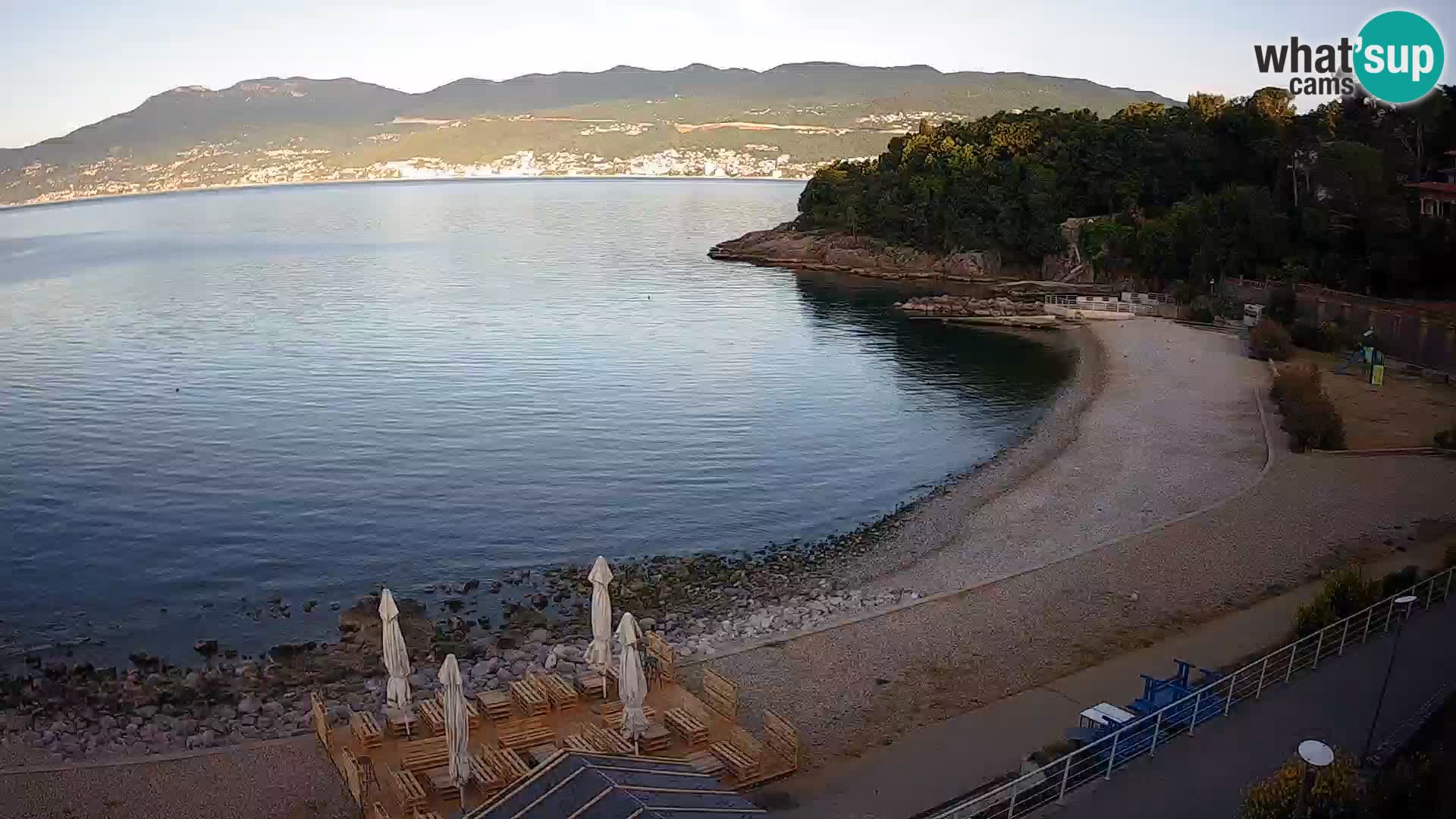 Rijeka web kamera plaža pri Bazenih Kantrida