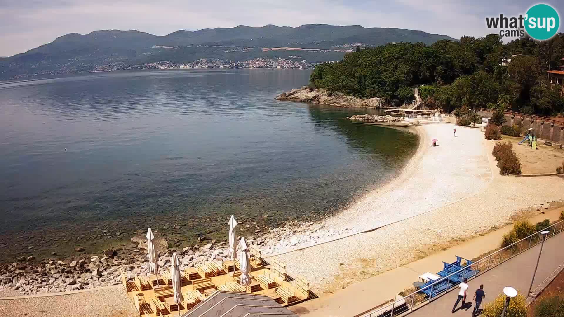 Rijeka web kamera plaža pri Bazenih Kantrida
