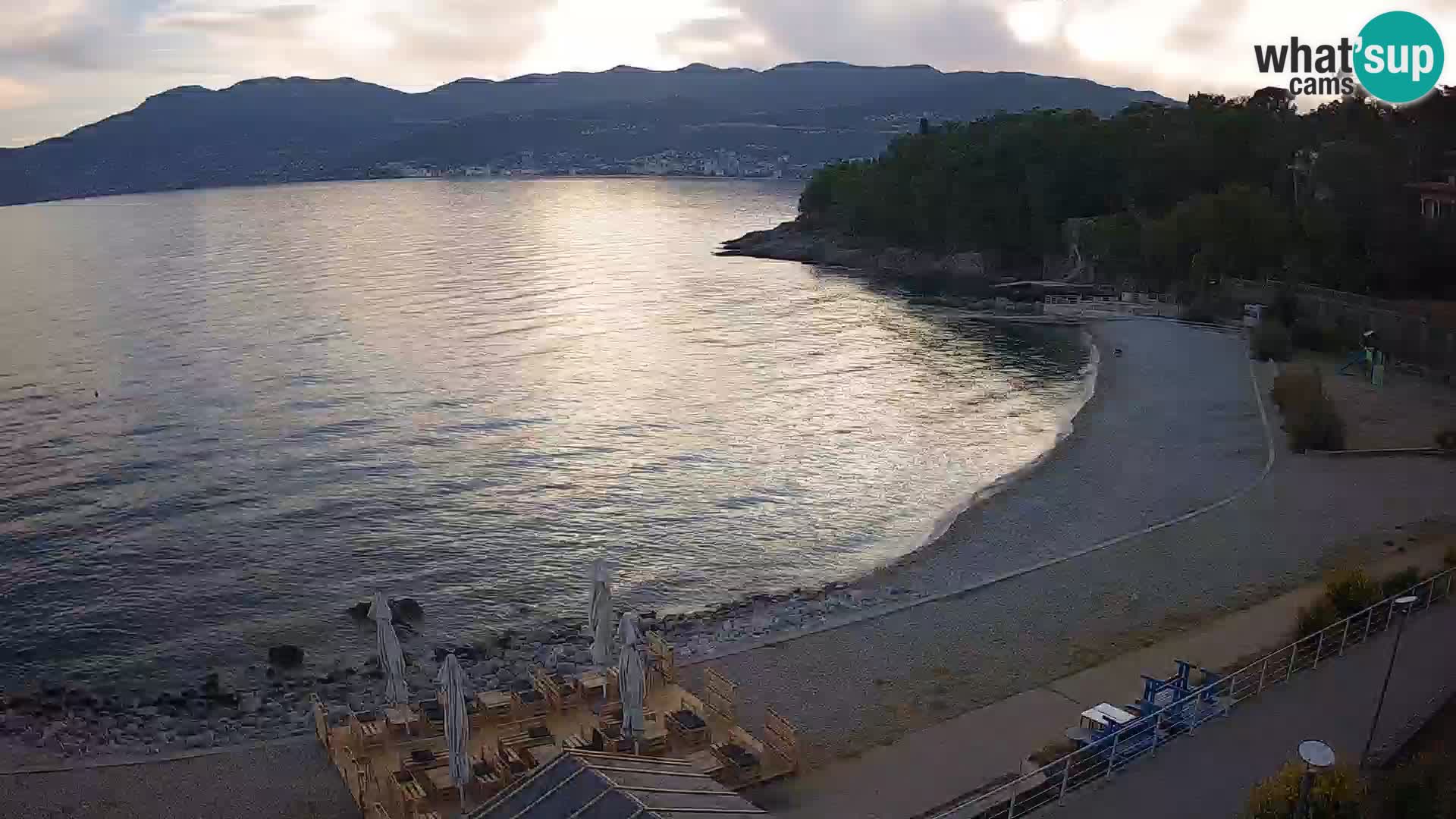 Rijeka web kamera plaža pri Bazenih Kantrida