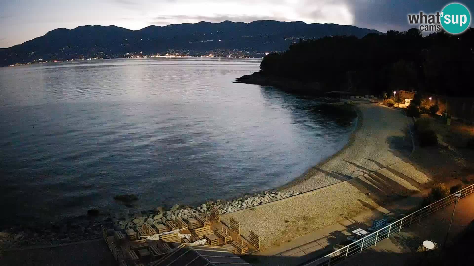 Rijeka web kamera plaža pri Bazenih Kantrida